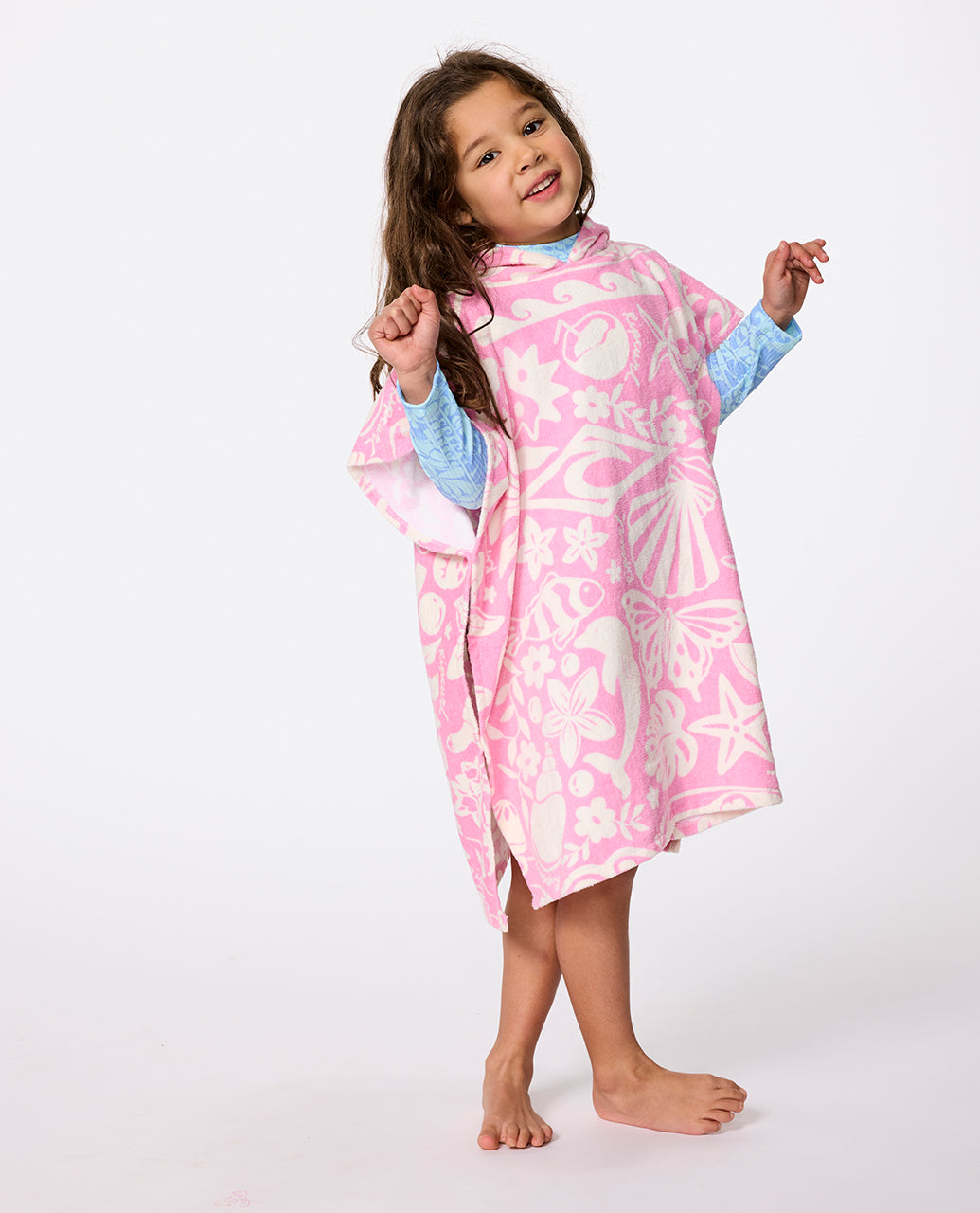 Rip Curl Mixed Surf Snap Poncho für Mädchen - Mooloolabas