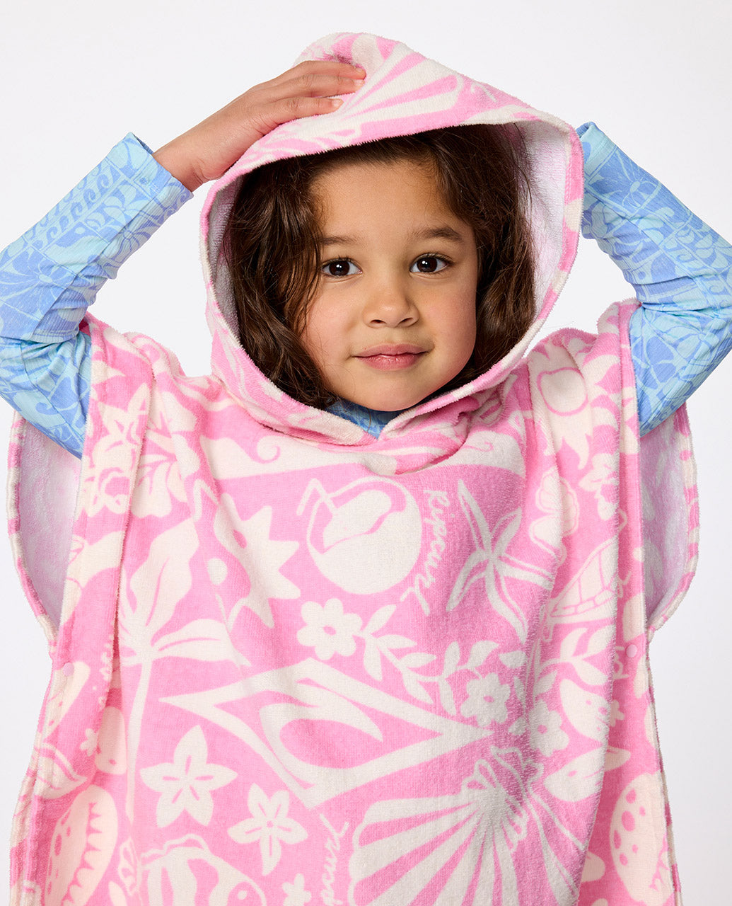 Rip Curl Mixed Surf Snap Poncho für Mädchen - Mooloolabas