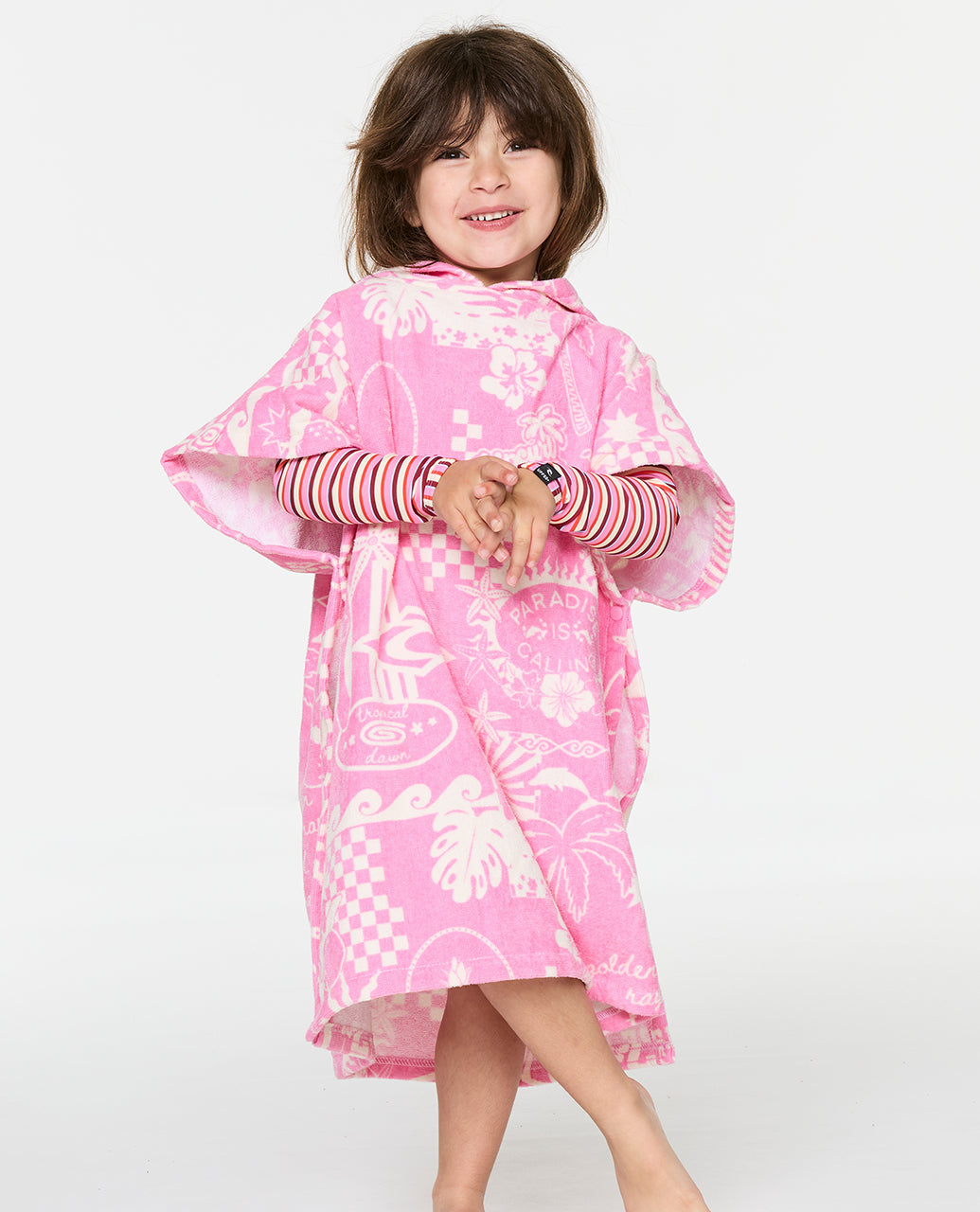 Rip Curl Mixed Surf Snap Poncho für Mädchen