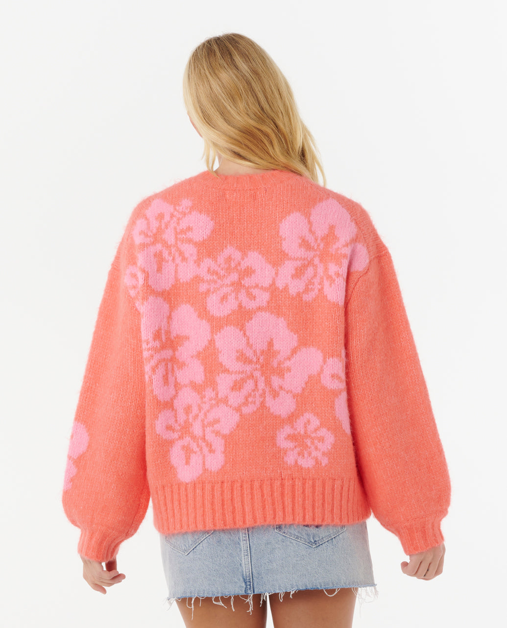 Rip Curl Hibiscus Heat Jacquard Pullover