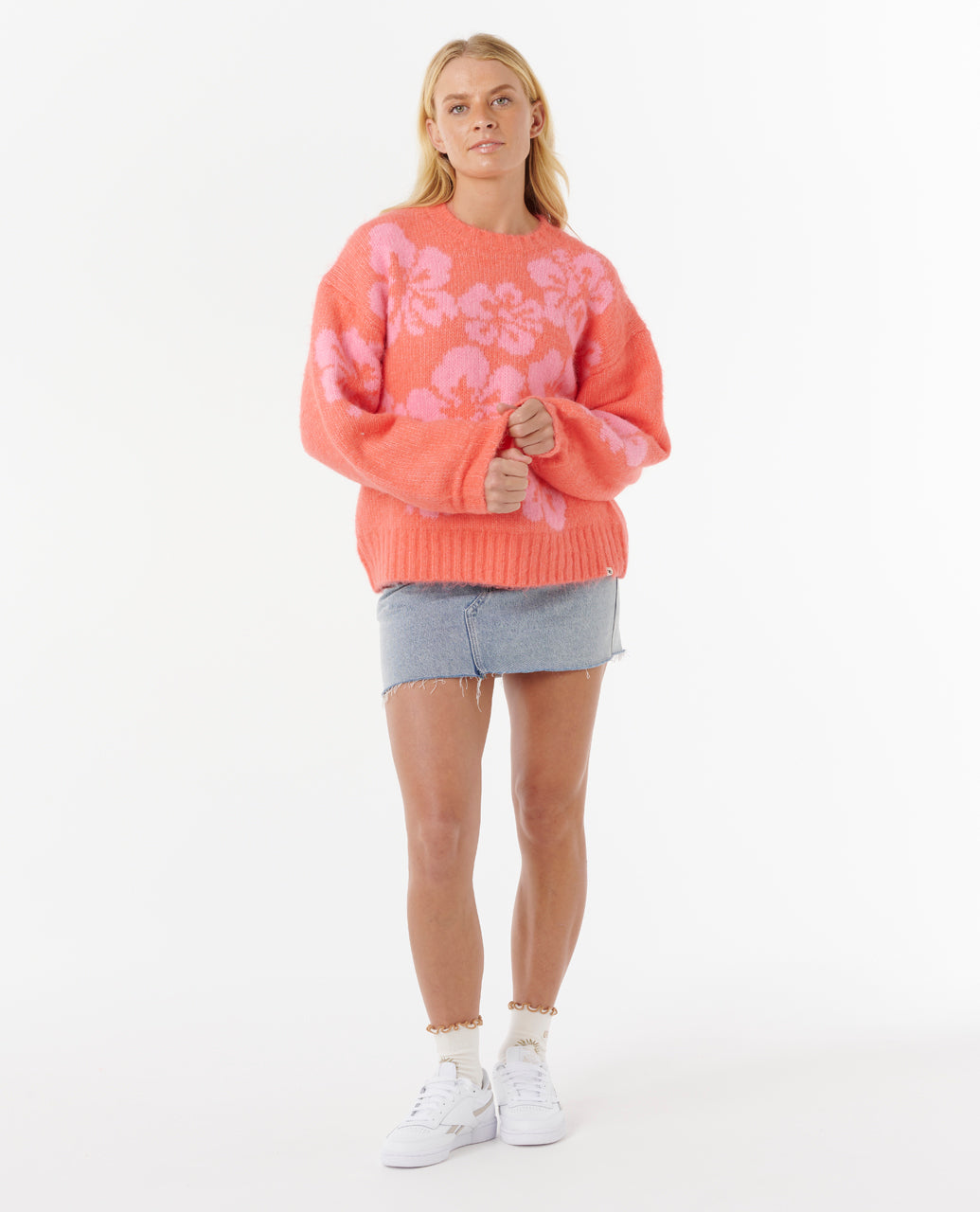Rip Curl Hibiscus Heat Jacquard Pullover