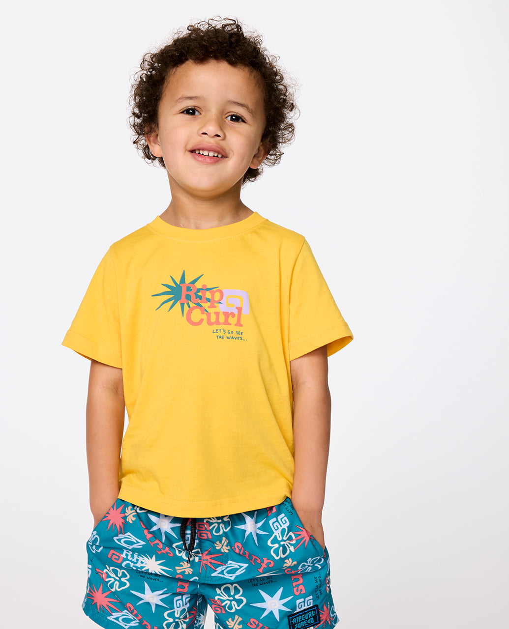 Rip Curl Let's See The Waves T-Shirt (1-8 Jahre)