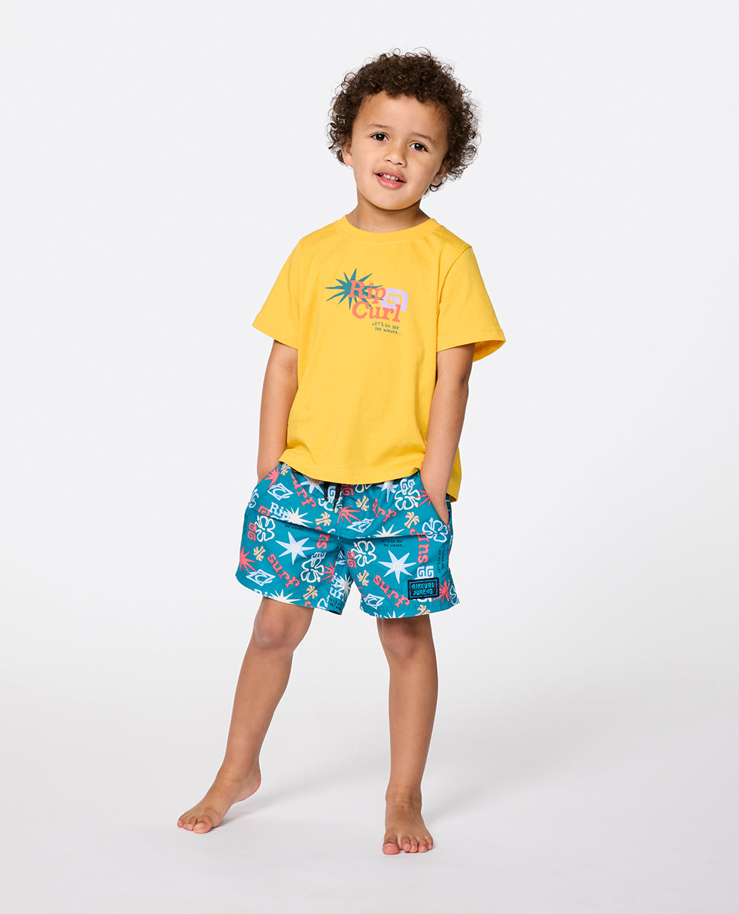 Rip Curl Let's See The Waves T-Shirt (1-8 Jahre)