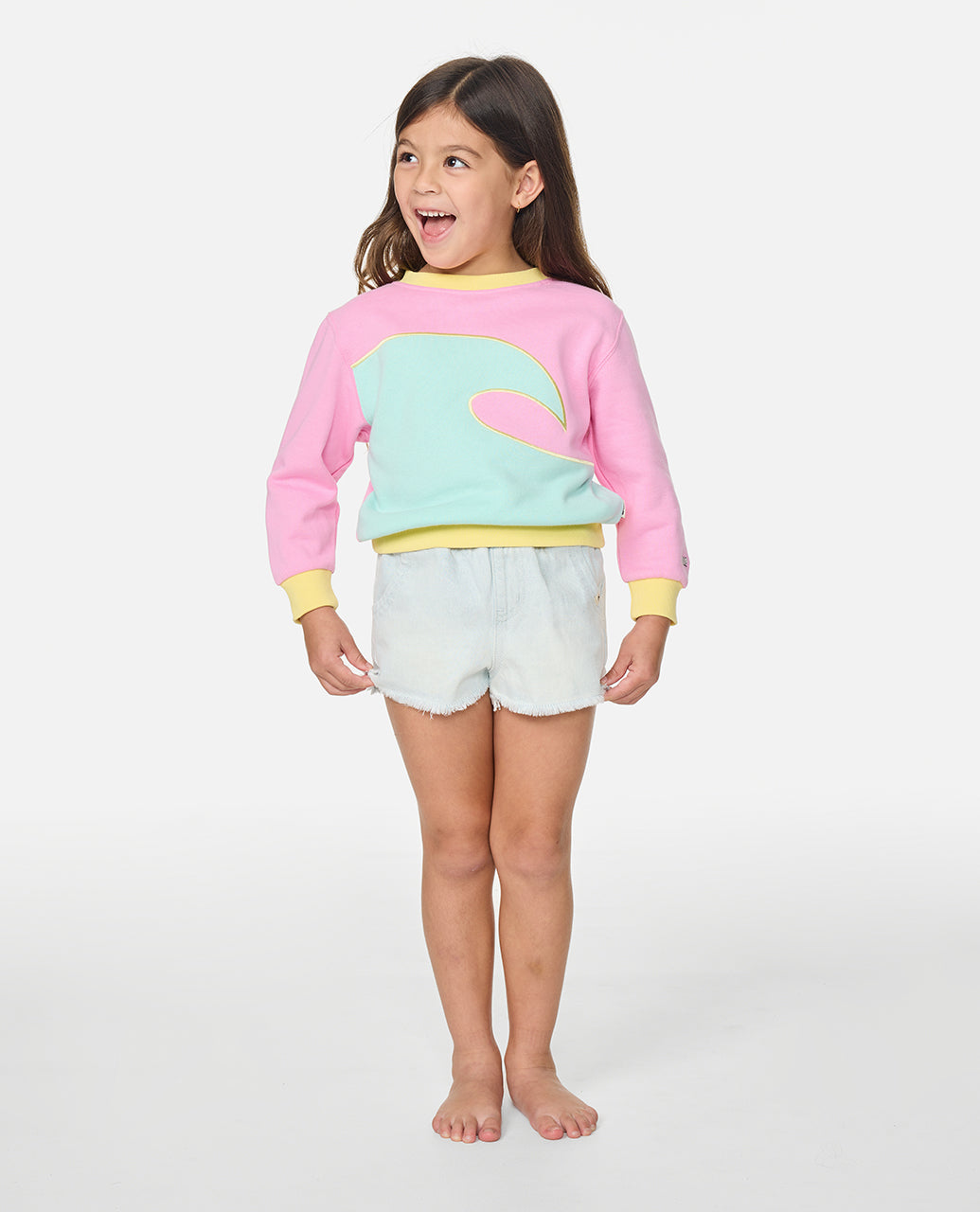 Rip Curl Surf Wave Crew Fleece für Mädchen
