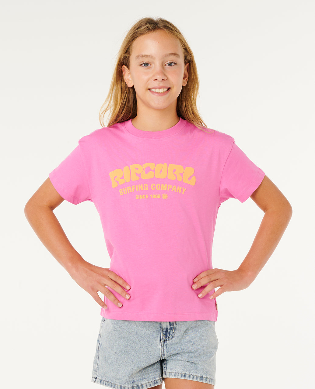Rip Curl Surf Puff Relaxed T-Shirt für Mädchen - Mooloolabas