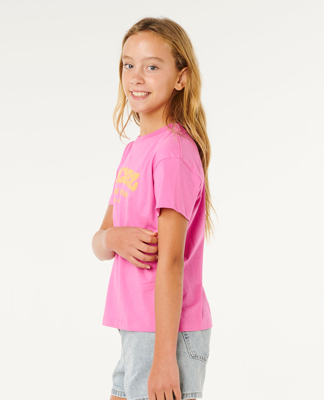 Rip Curl Surf Puff Relaxed T-Shirt für Mädchen - Mooloolabas