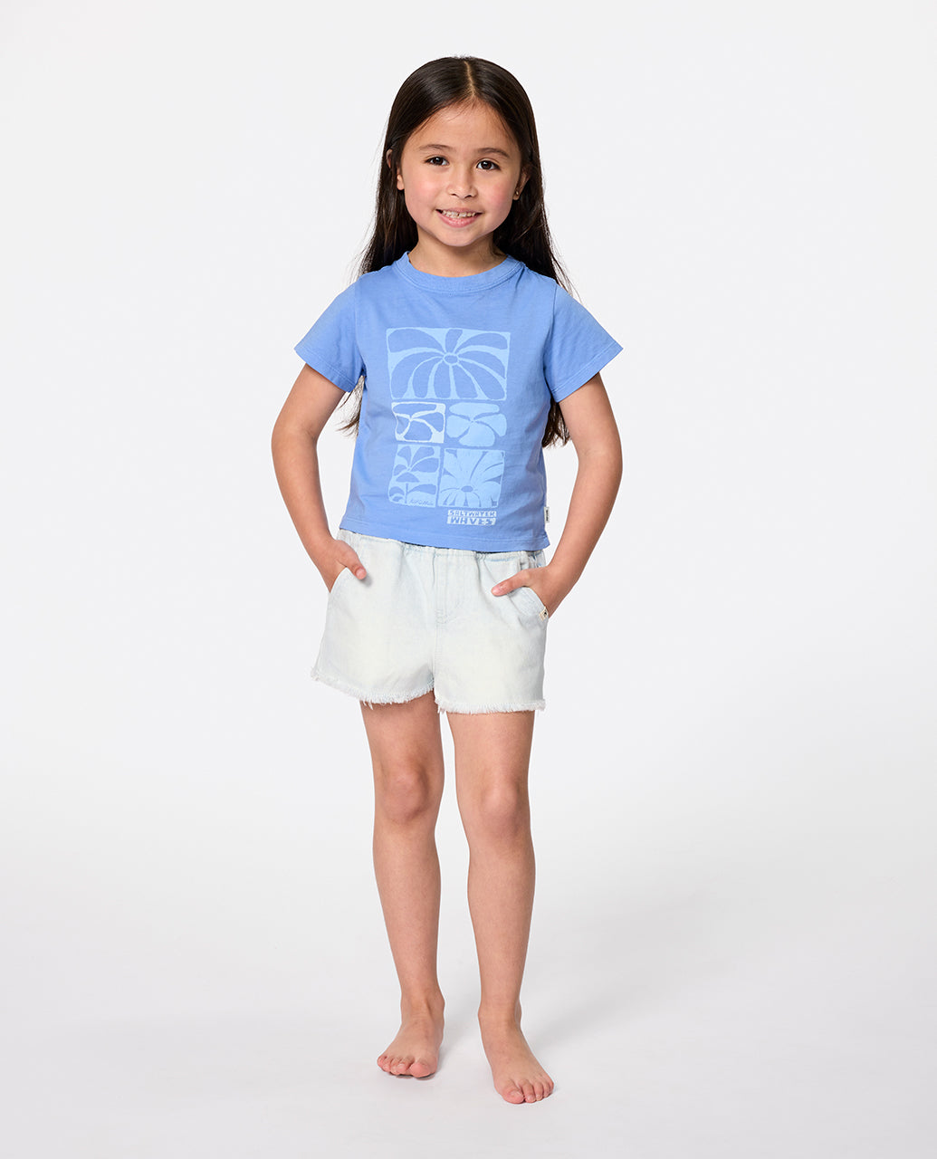 Rip Curl Artist of Search Standard T-Shirt für Mädchen (1-8 Jahre).