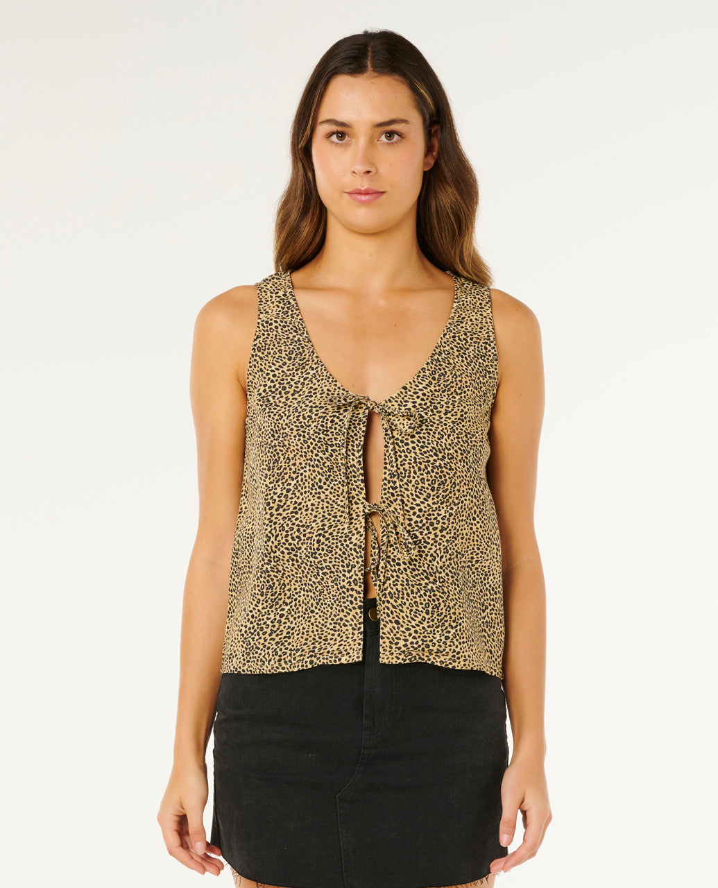Rip Curl Animal Instinct Tie Front Top