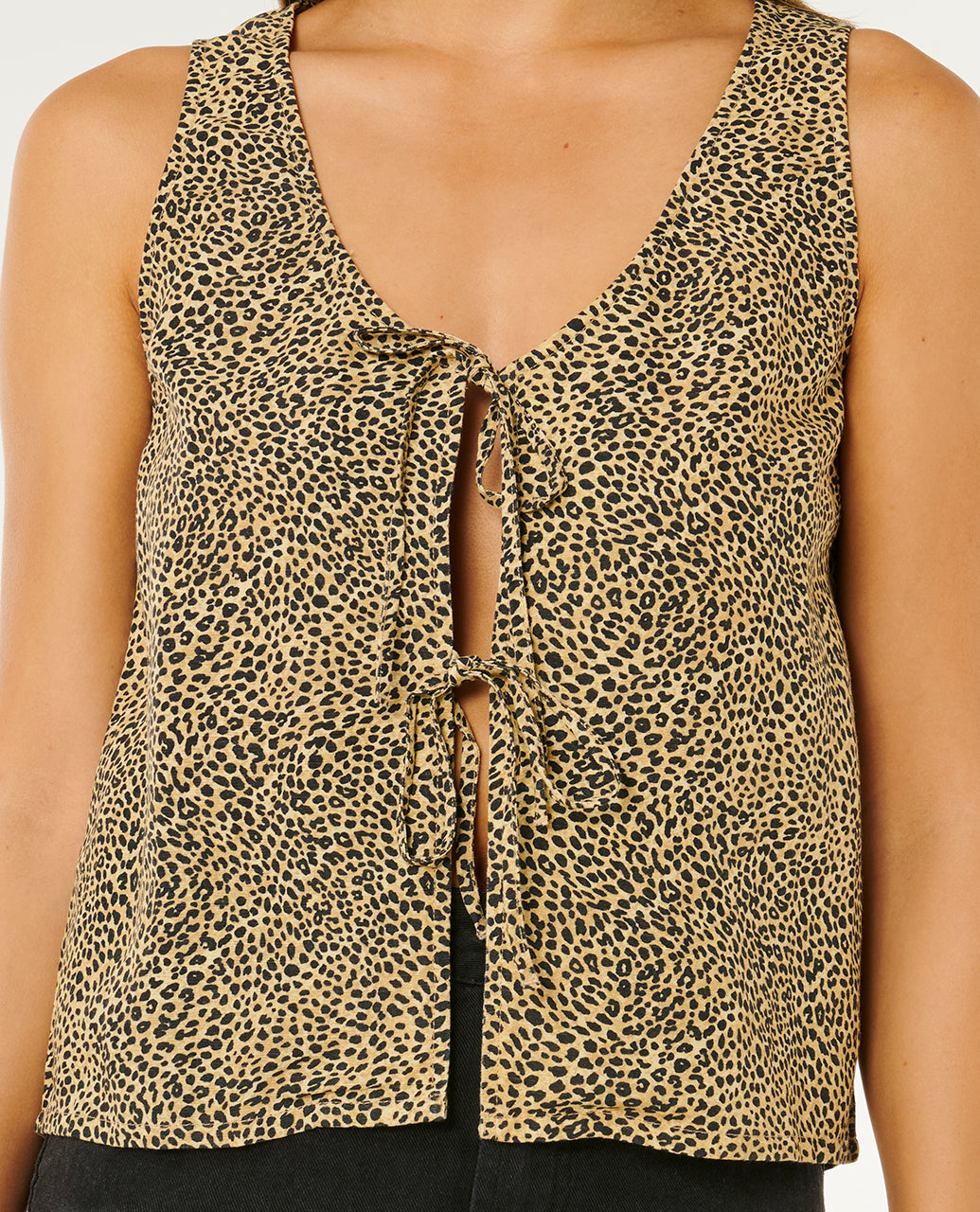 Rip Curl Animal Instinct Tie Front Top