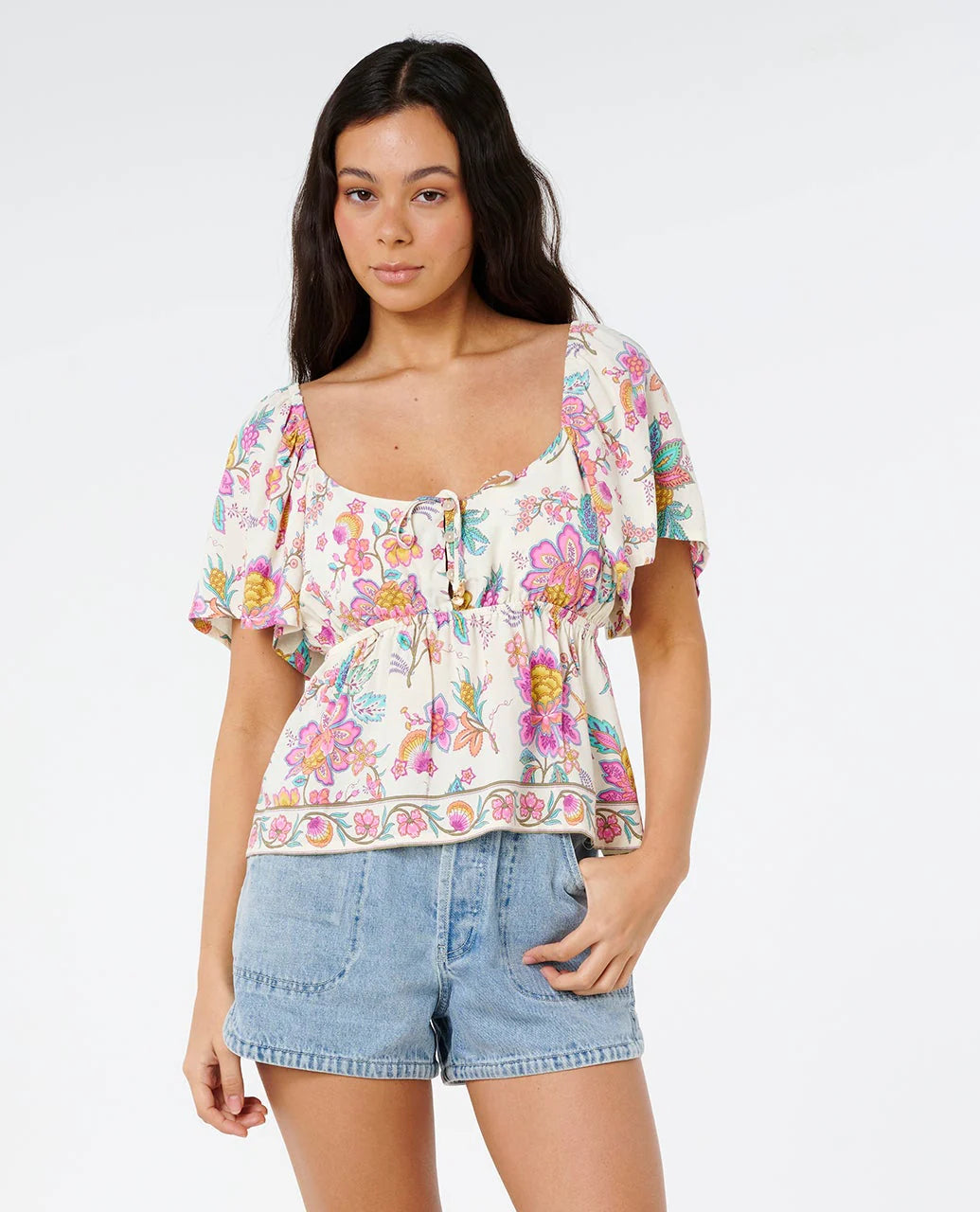 Rip Curl Half Moon Bay Top mit Knöpfen