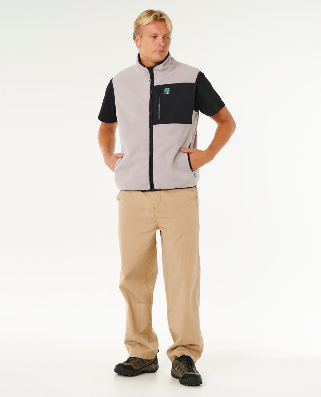 Rip Curl Search Polar Fleece Vest - Mooloolabas