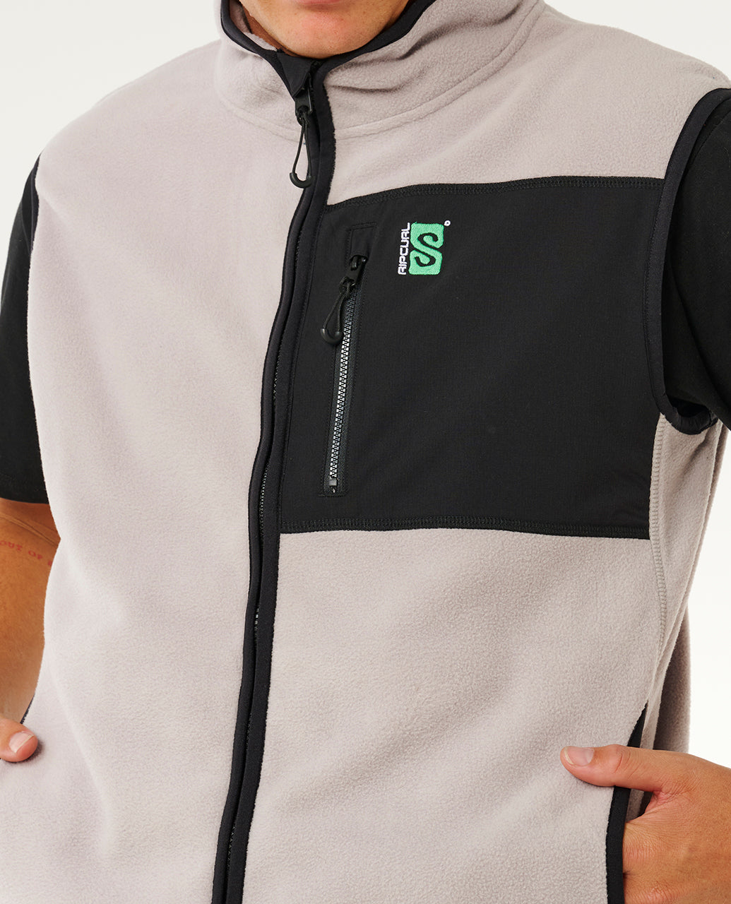 Rip Curl Search Polar Fleece Vest - Mooloolabas