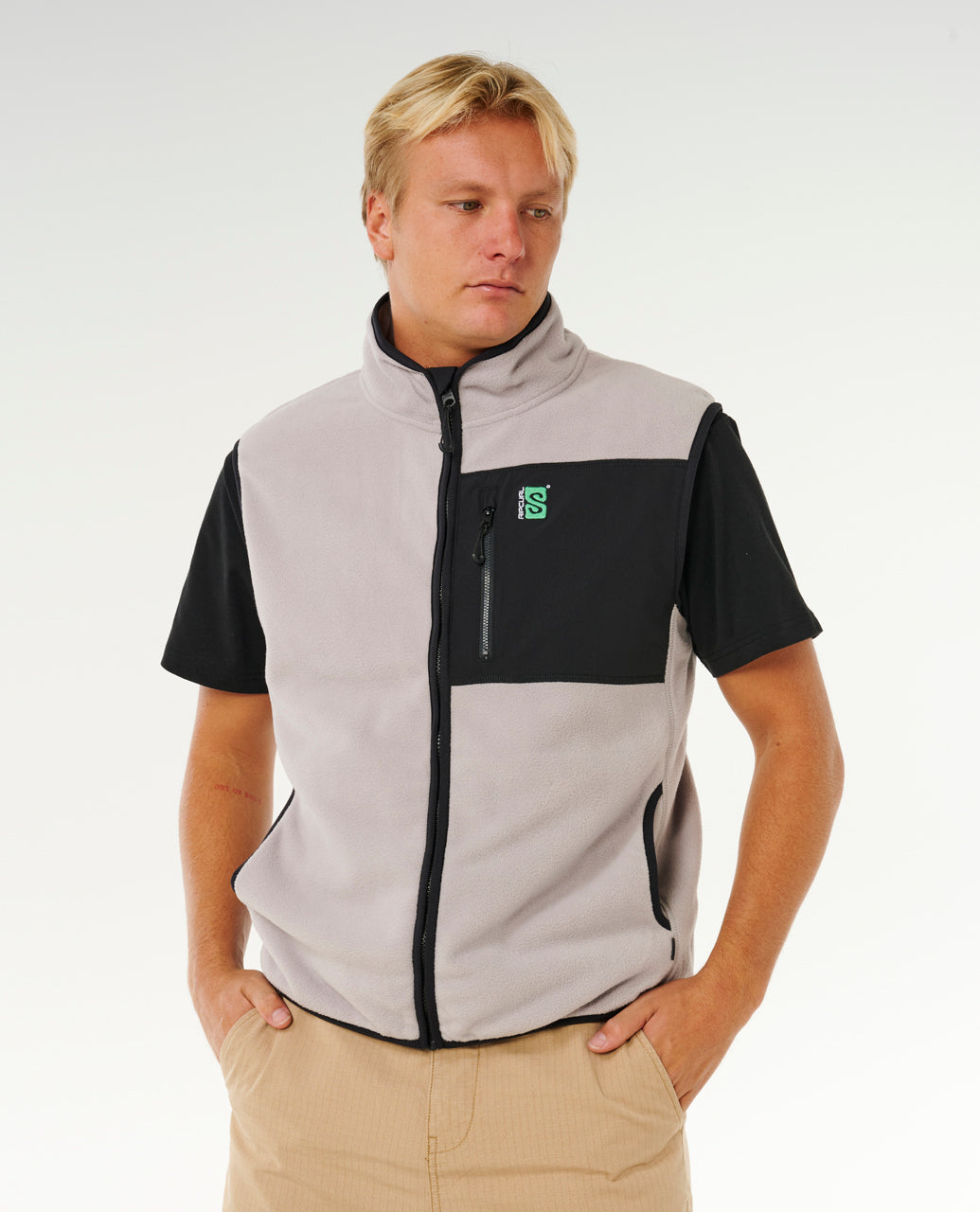 Rip Curl Search Polar Fleece Vest - Mooloolabas