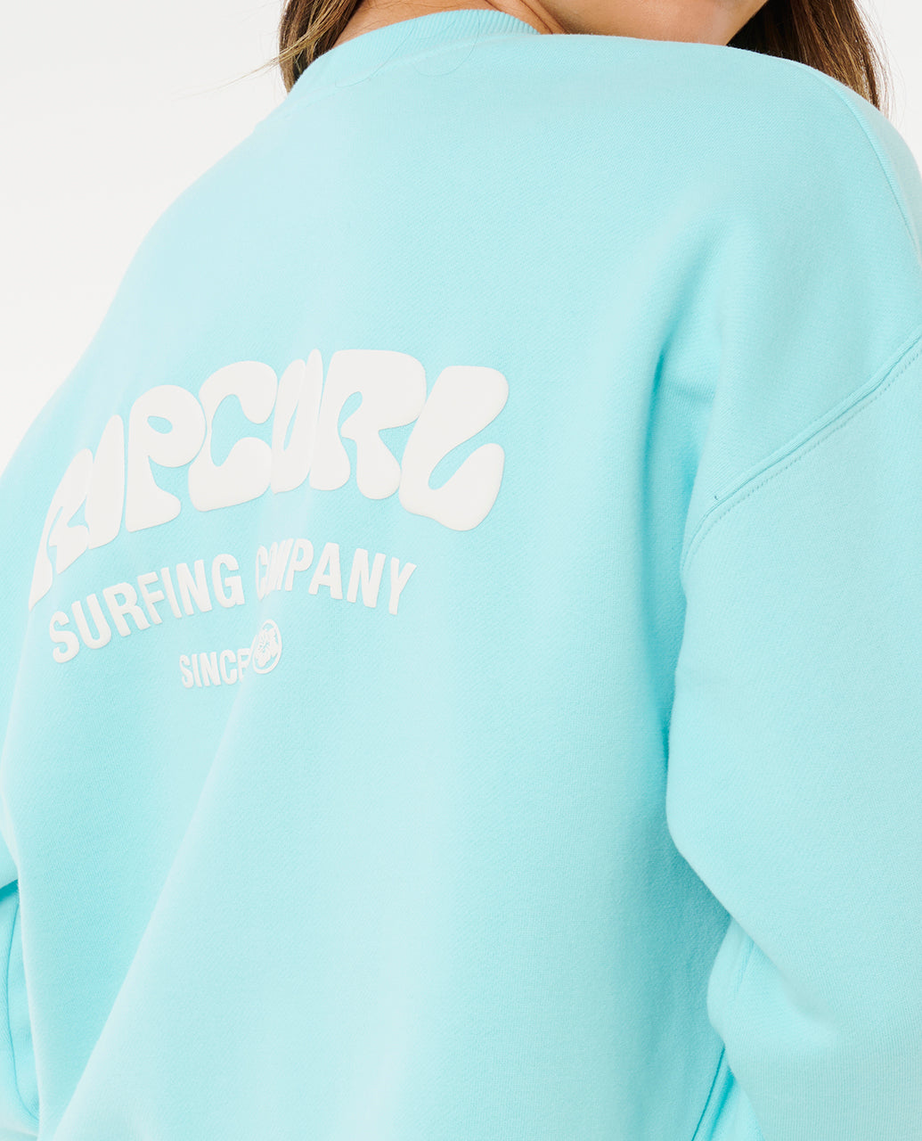 Rip Curl Surf Puff Inspired Crew Fleece