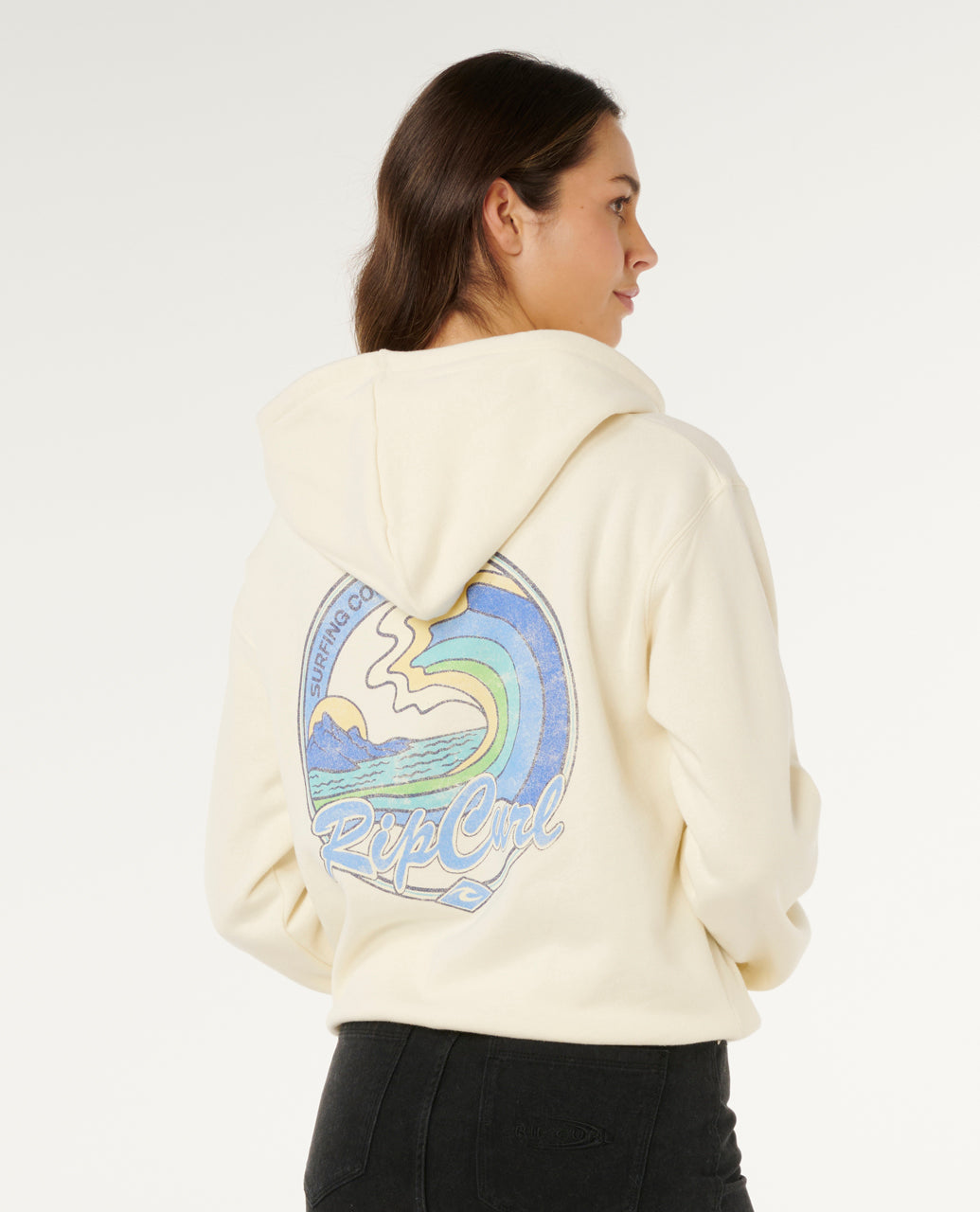 Rip Curl Lay Day Relaxed Zip Through Fleece - Mooloolabas
