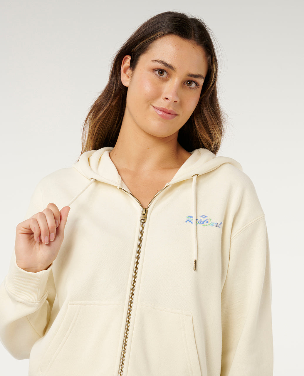 Rip Curl Lay Day Relaxed Zip Through Fleece - Mooloolabas