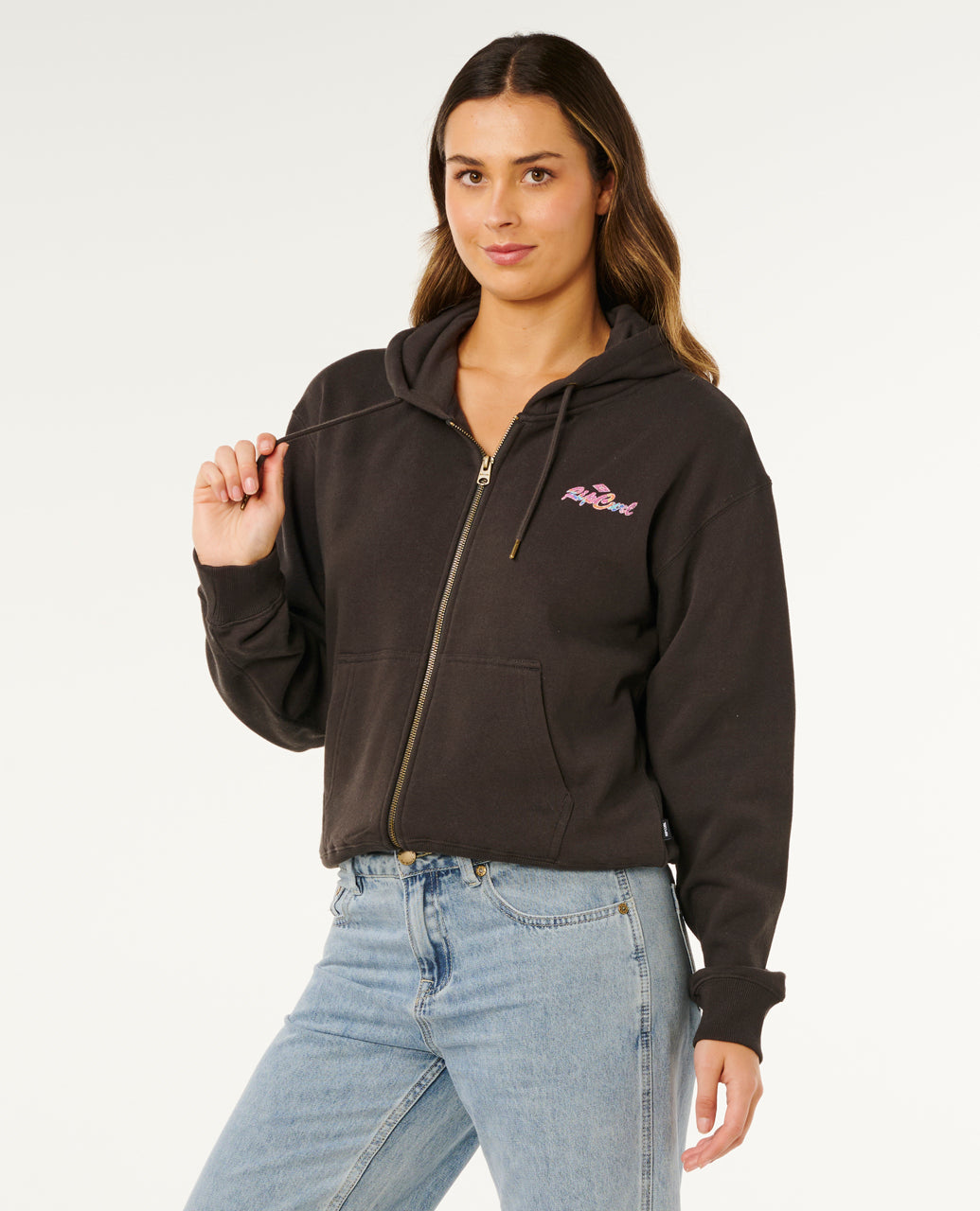 Rip Curl Lay Day Relaxed Zip Through Fleece - Mooloolabas