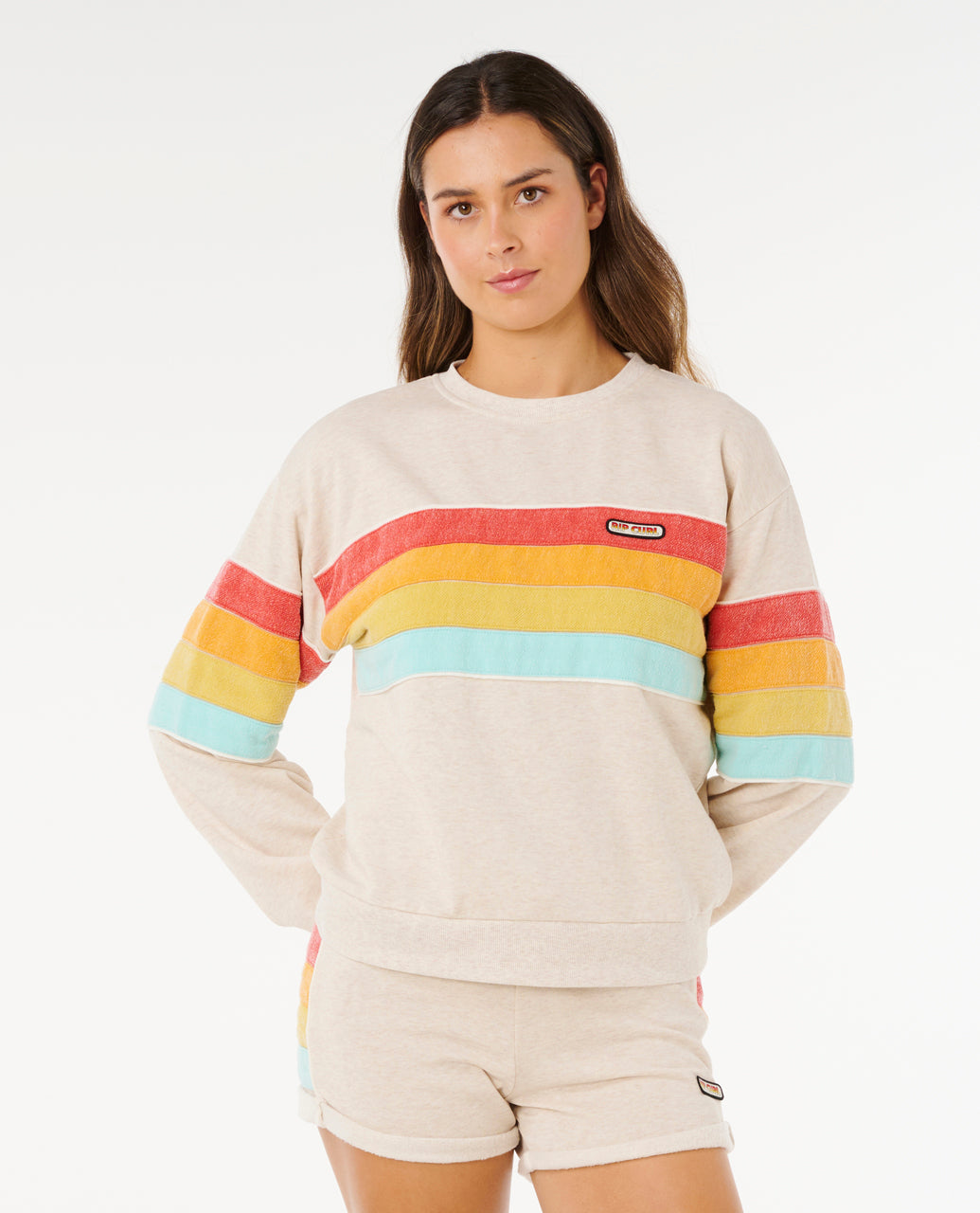 Rip Curl Surf Revival Relaxed Crew Fleece - Mooloolabas
