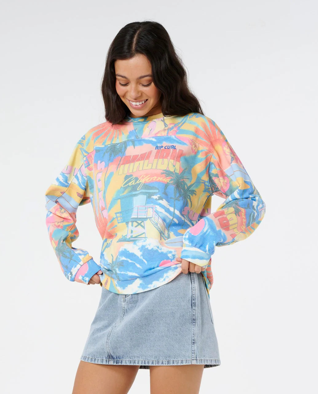 Rip Curl Surf Side Relaxed Crew Fleece