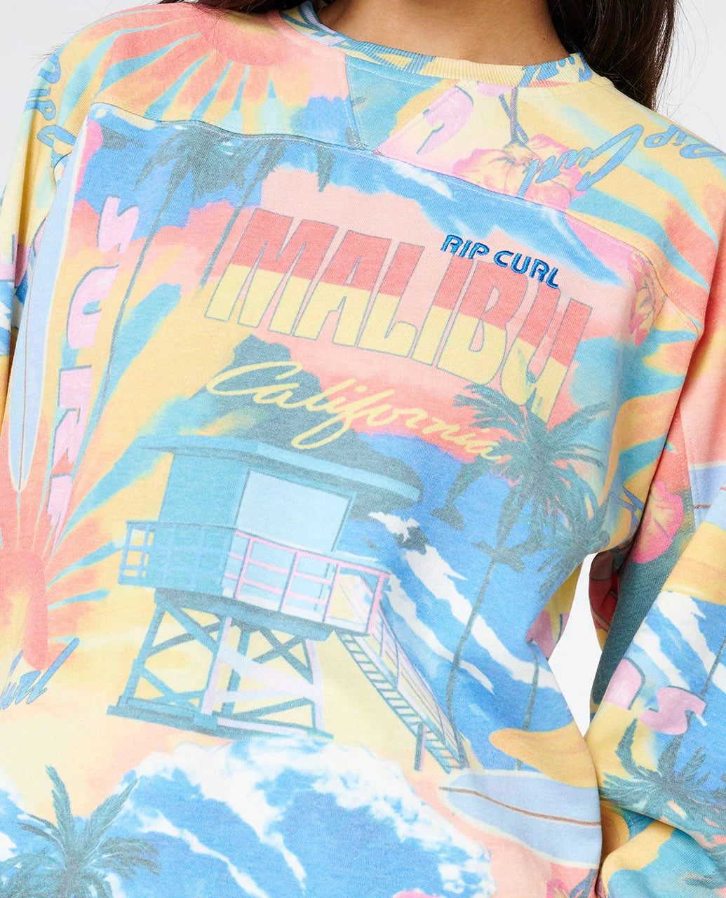 Rip Curl Surf Side Relaxed Crew Fleece