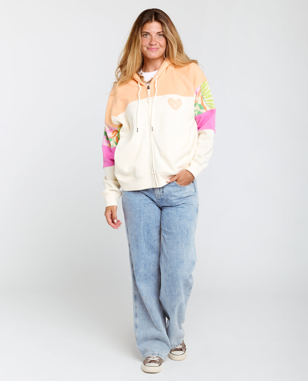 Rip Curl Colour Block Kapuzensweatjacke