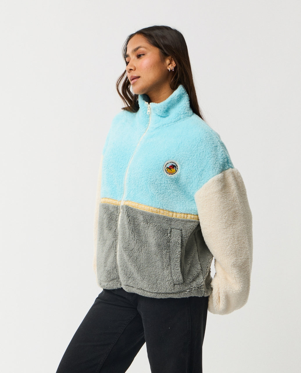 Rip Curl Surf Revival Heritage ZT Polar Fleecejacke