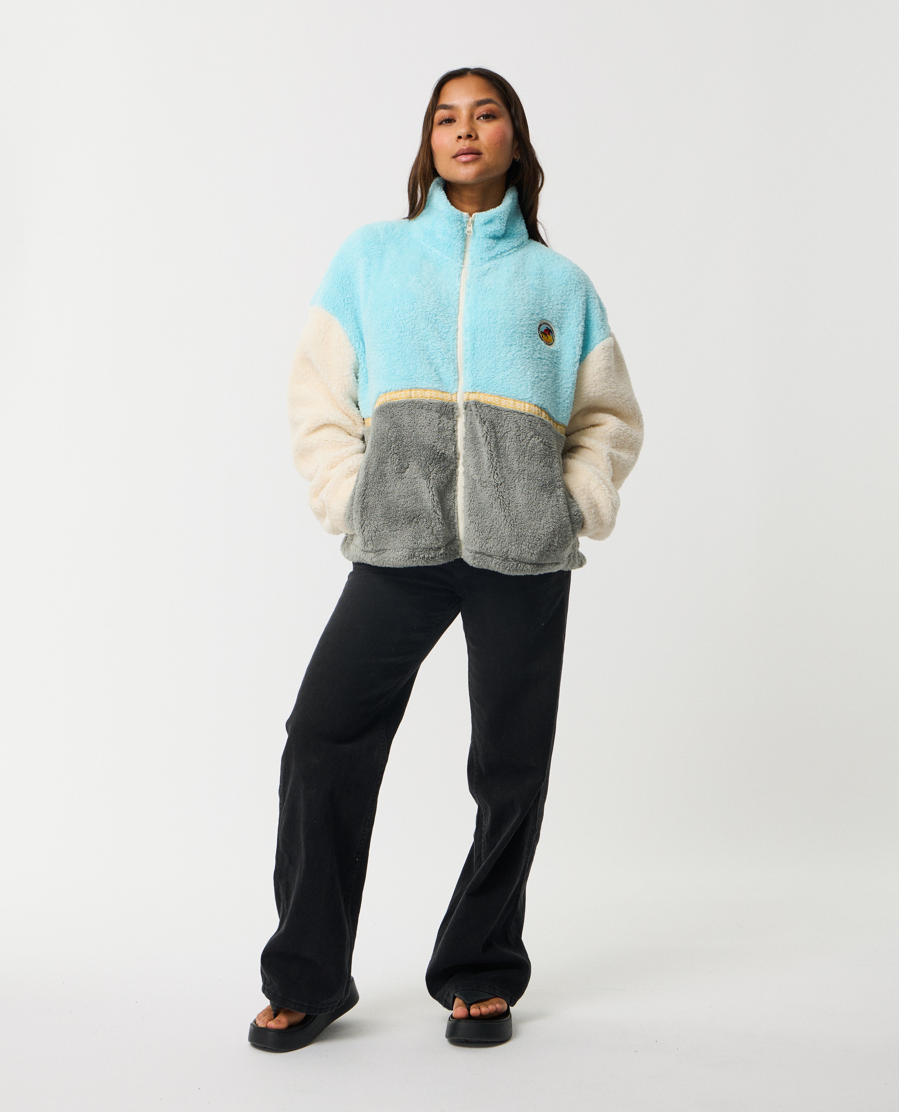 Rip Curl Surf Revival Heritage ZT Polar Fleecejacke