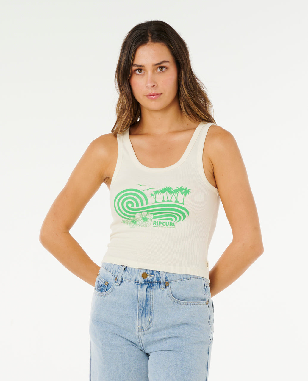 Rip Curl Ocean Break Rib Tanktop