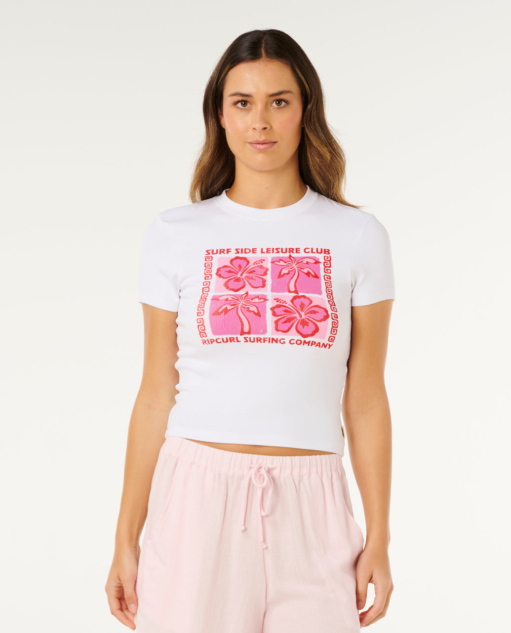 Rip Curl Surf Side Fitted T-Shirt - Mooloolabas