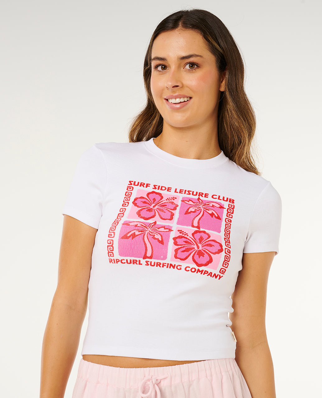 Rip Curl Surf Side Fitted T-Shirt - Mooloolabas