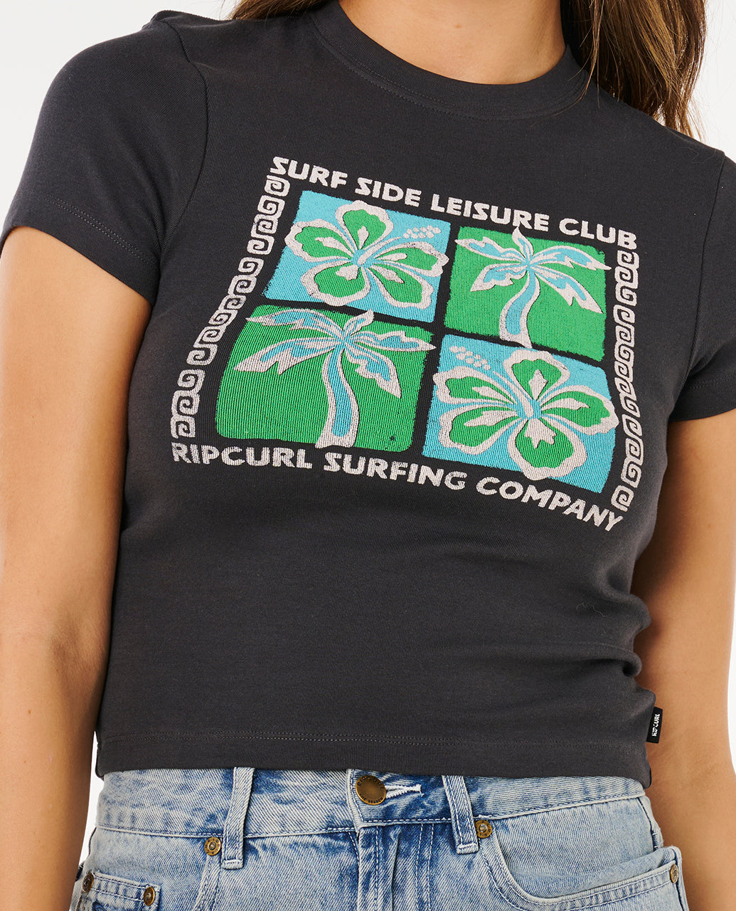 Rip Curl Surf Side Fitted T-Shirt - Mooloolabas