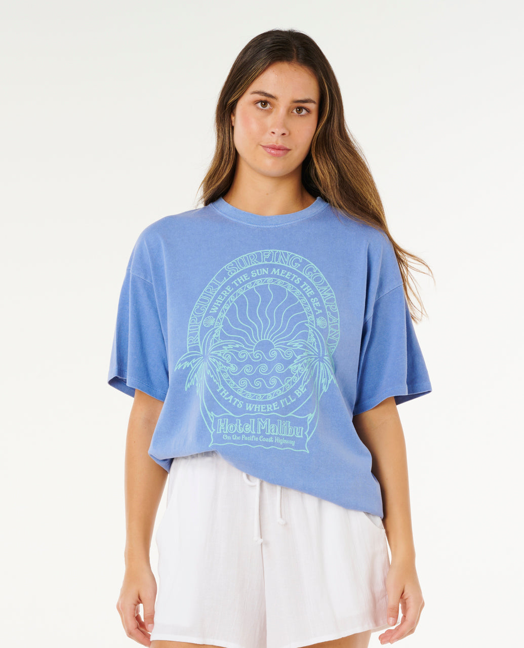 Rip Curl Hotel Malibu Heritage T-Shirt - Mooloolabas