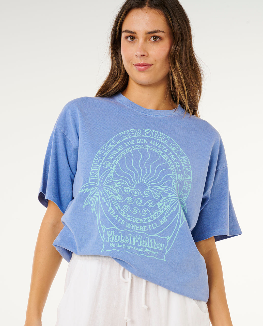 Rip Curl Hotel Malibu Heritage T-Shirt - Mooloolabas