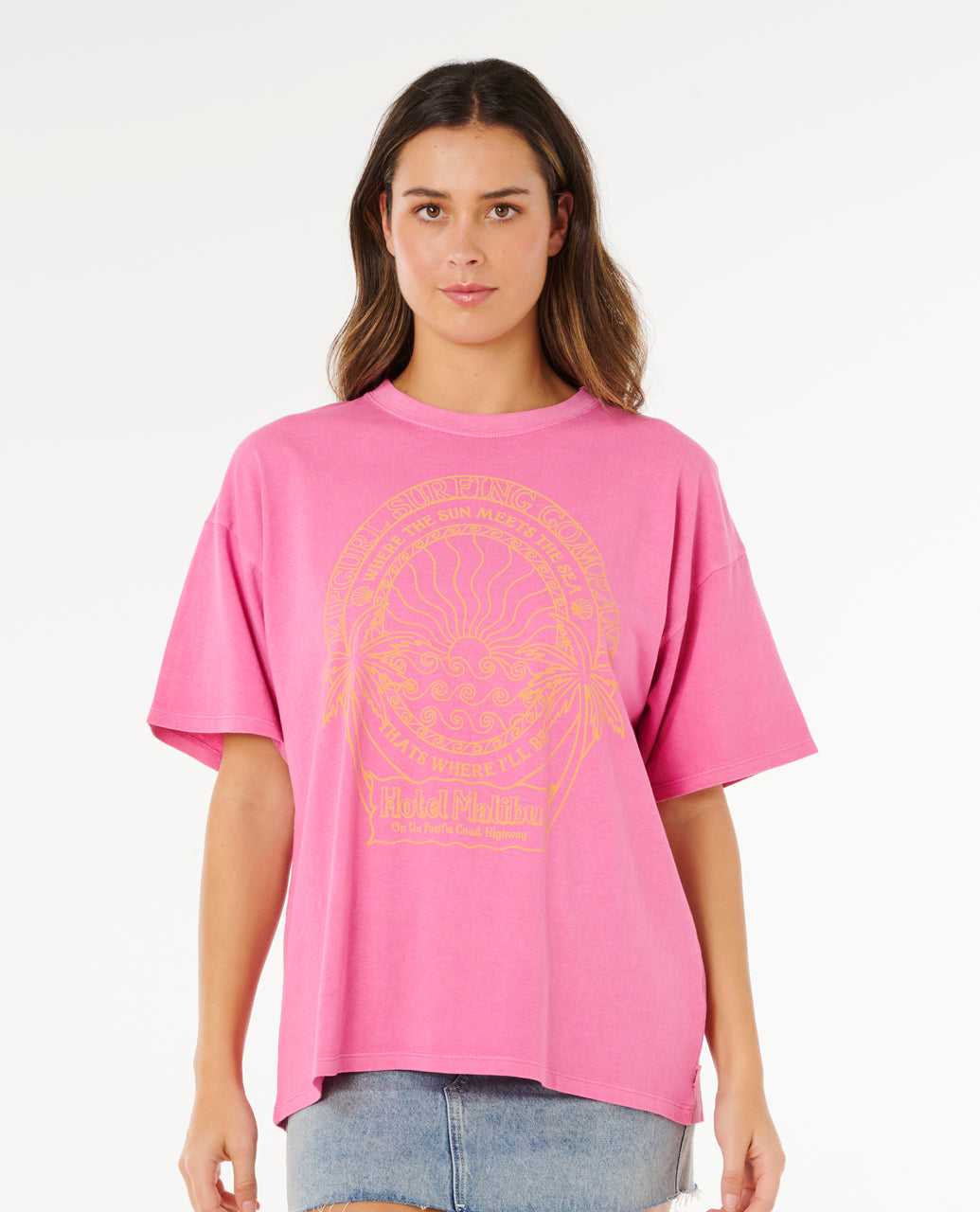 Rip Curl Hotel Malibu Heritage T-Shirt - Mooloolabas