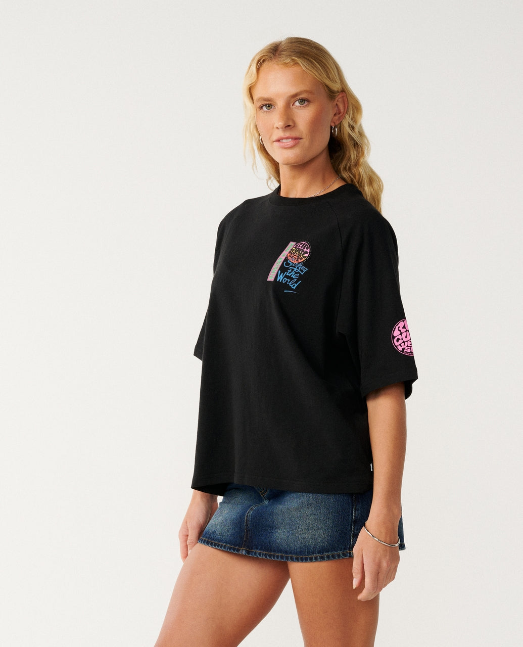 Rip Curl Surf The World Boxy T-Shirt