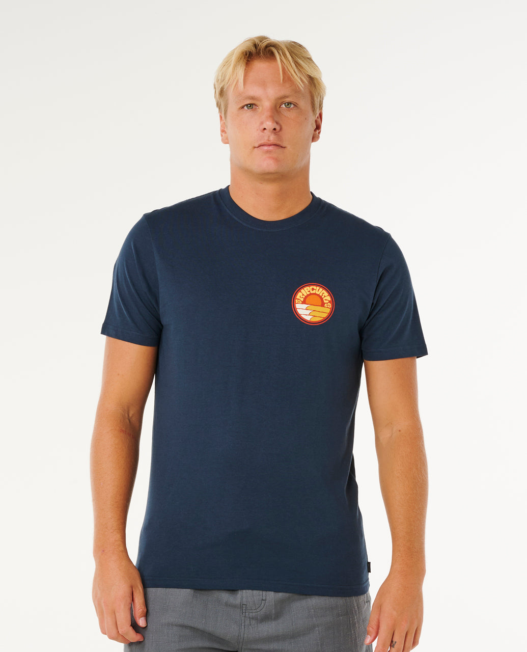 Rip Curl Pacific Rinse Stacked T-Shirt - Mooloolabas