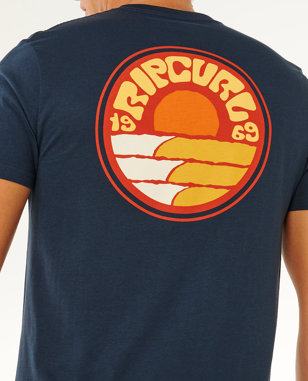 Rip Curl Pacific Rinse Stacked T-Shirt - Mooloolabas