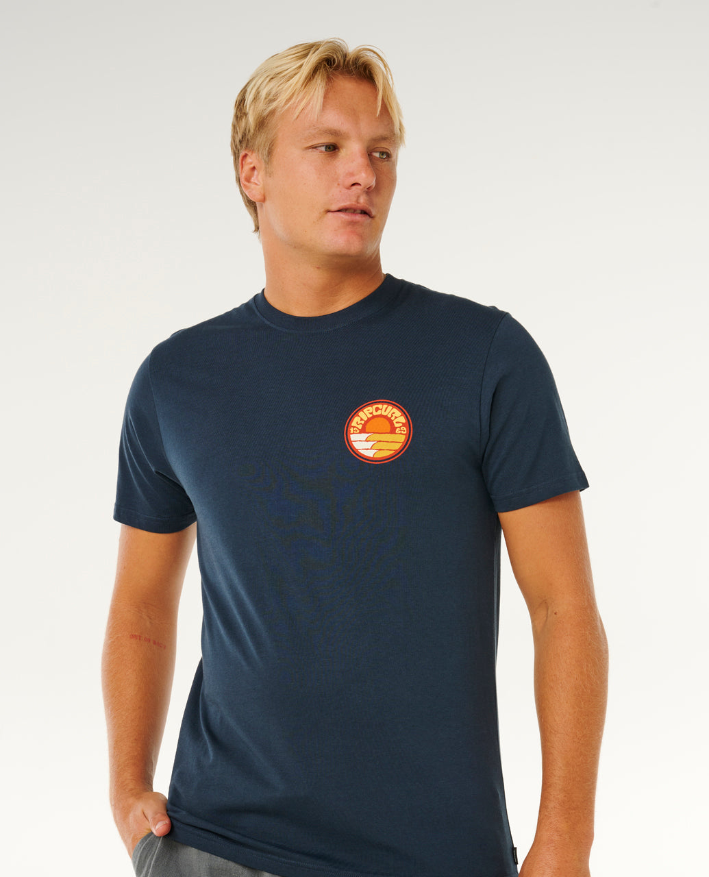 Rip Curl Pacific Rinse Stacked T-Shirt - Mooloolabas
