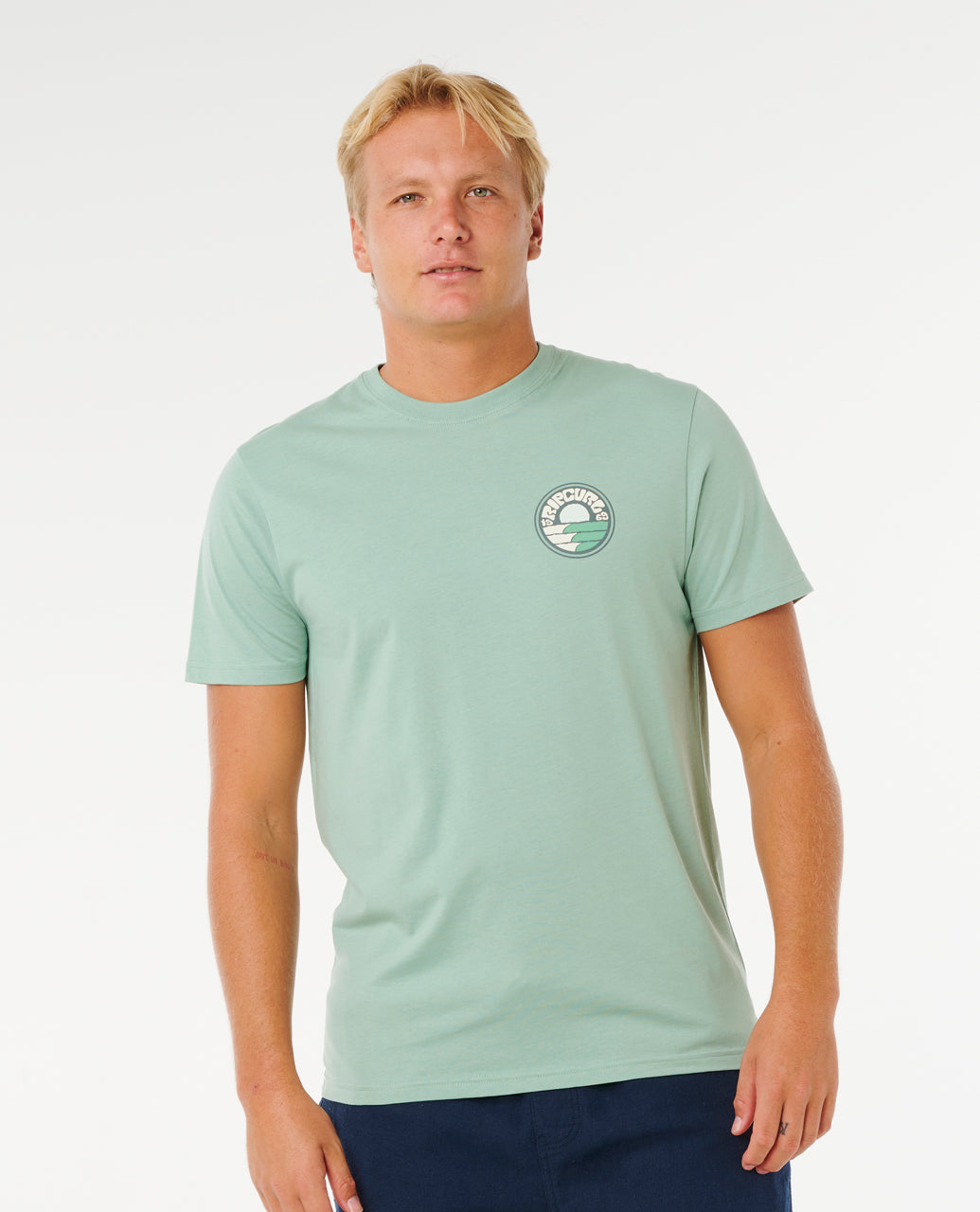 Rip Curl Pacific Rinse Stacked T-Shirt - Mooloolabas