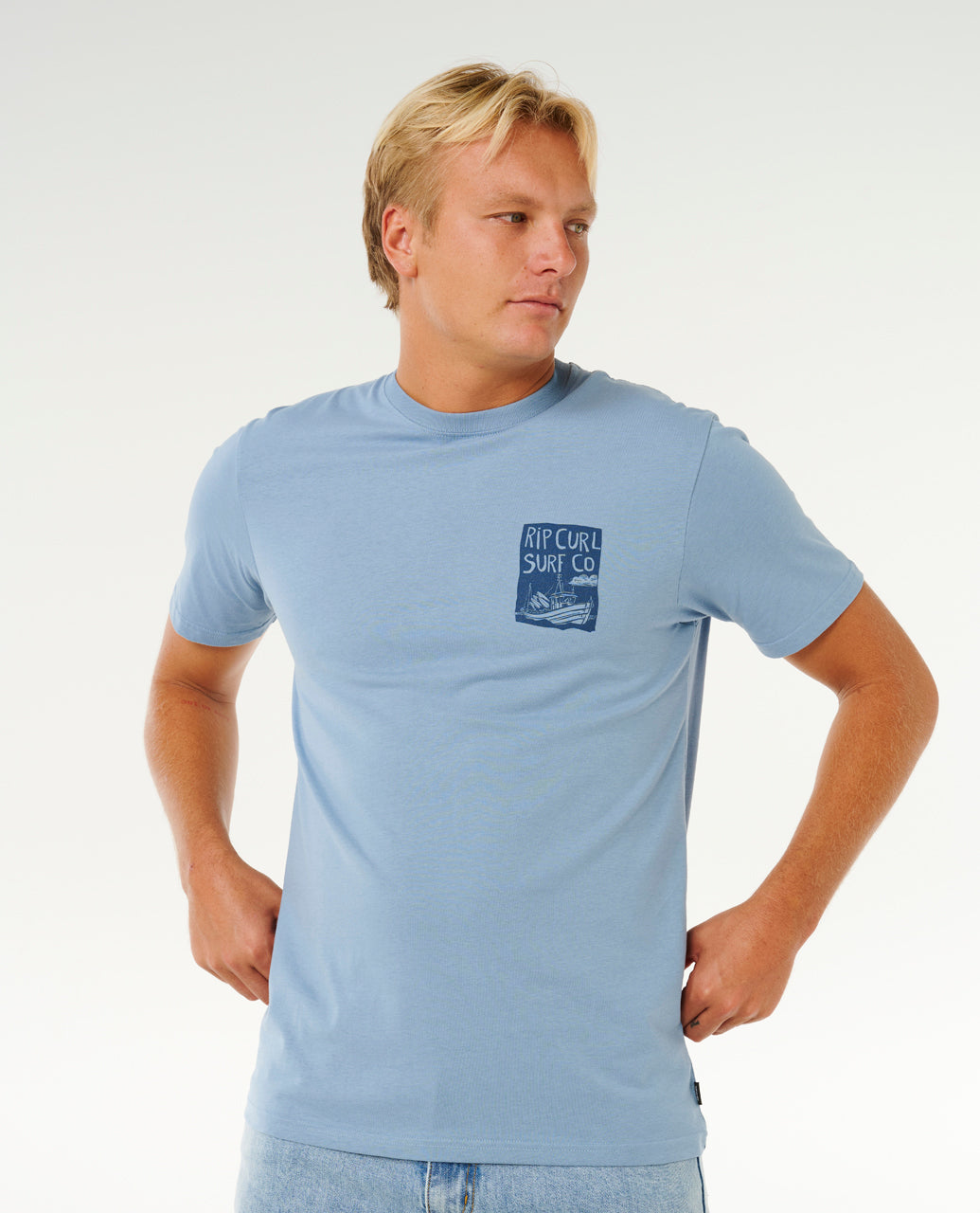 Rip Curl Keep On Trucking Short Sleeve T-Shirt - Mooloolabas