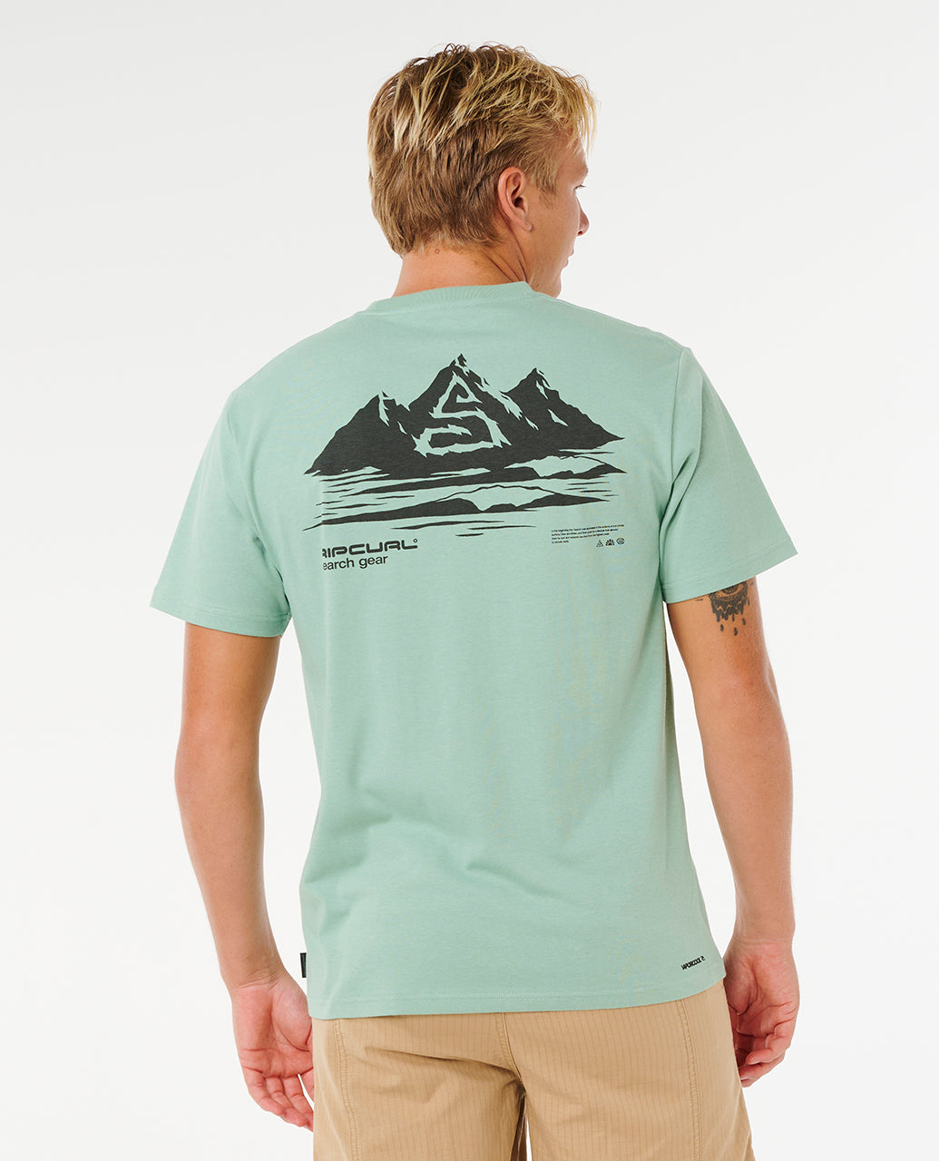 Rip Curl Vaporcool Search Peak T-Shirt - Mooloolabas