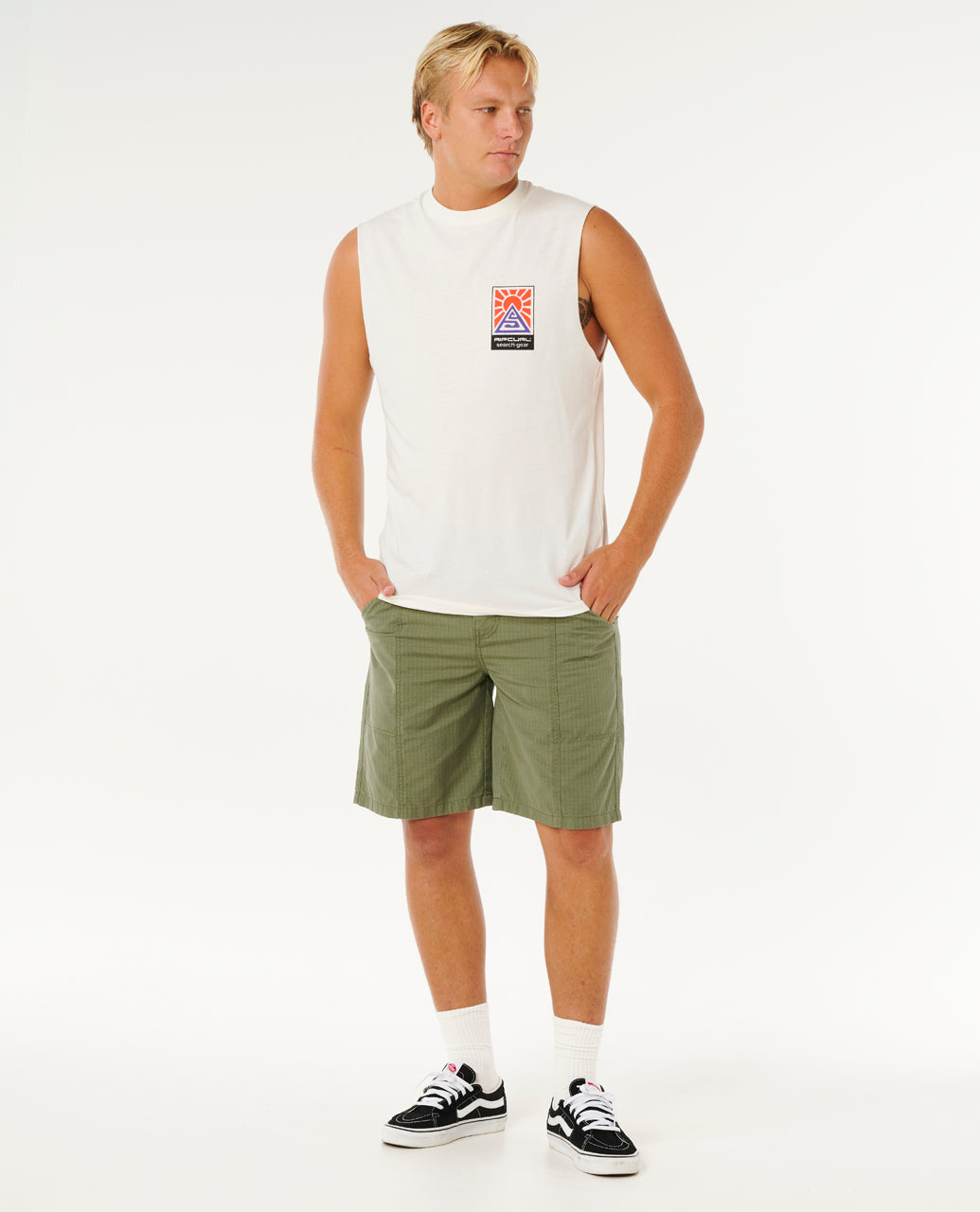Rip Curl Search Dawn Muscle Tee - Mooloolabas