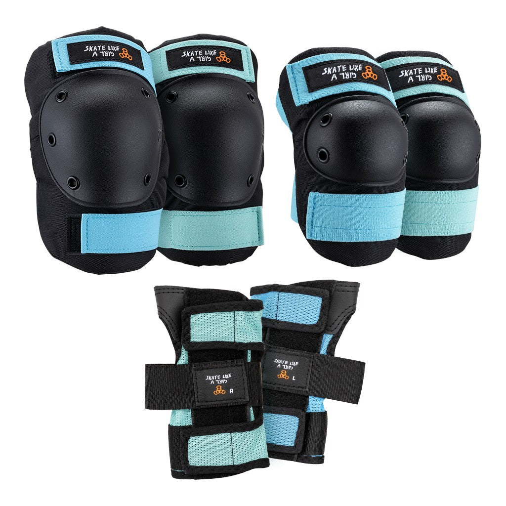 Triple Eight Saver Color Series 3-Pack - Skate like a Girl - Mooloolabas