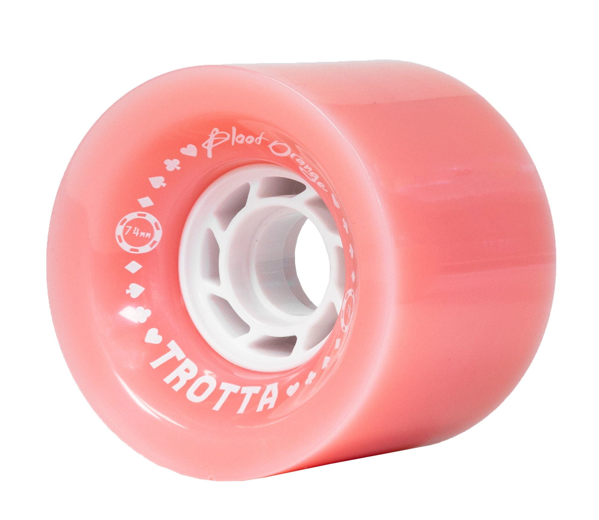 Blood Orange Trotta Pro Series 74mm 78A Longboard Rollen