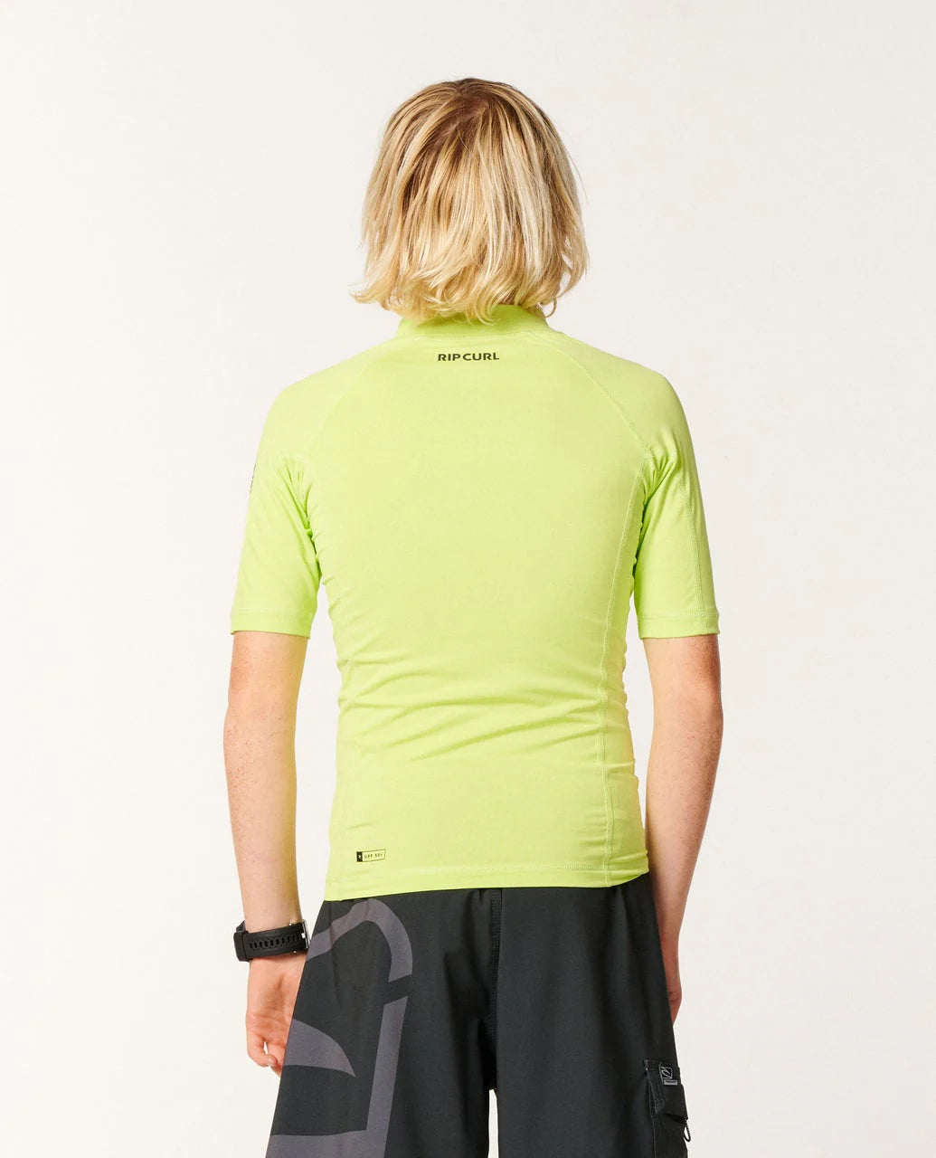Rip Curl - Waves UPF Short Sleeve Boy Rash - Mooloolabas