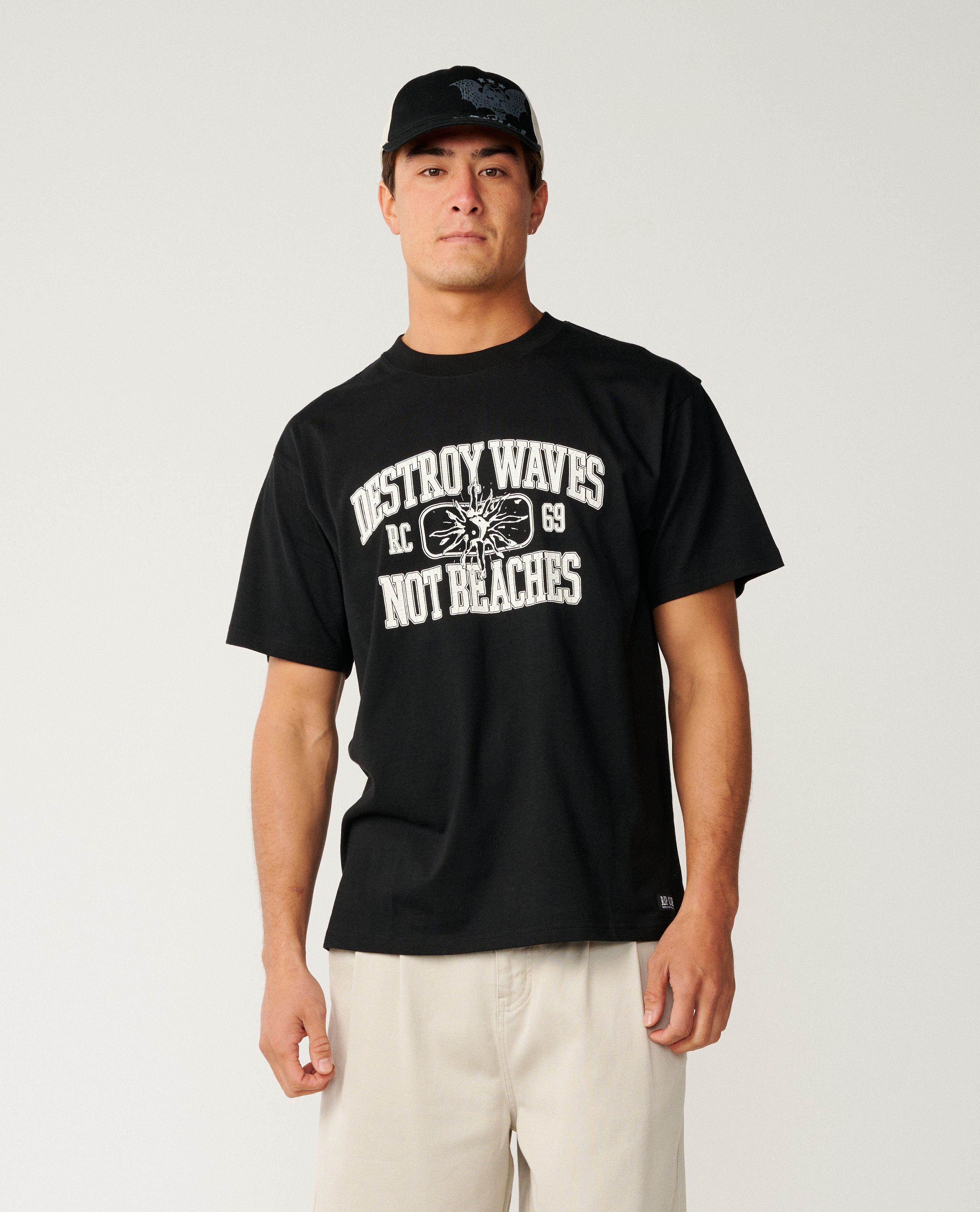 Rip Curl Disorder Destroy Waves Loose T-Shirt