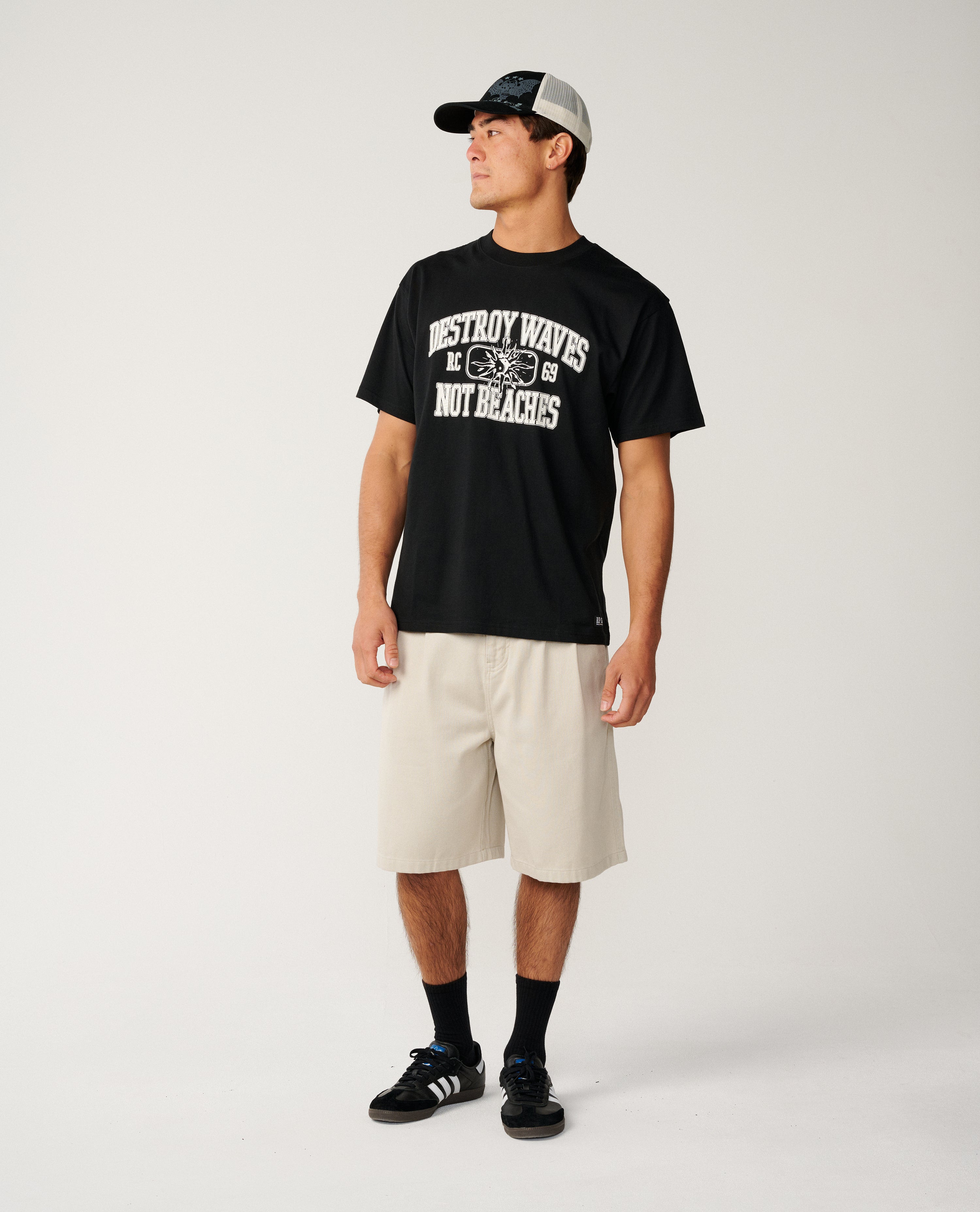 Rip Curl Disorder Destroy Waves Loose T-Shirt