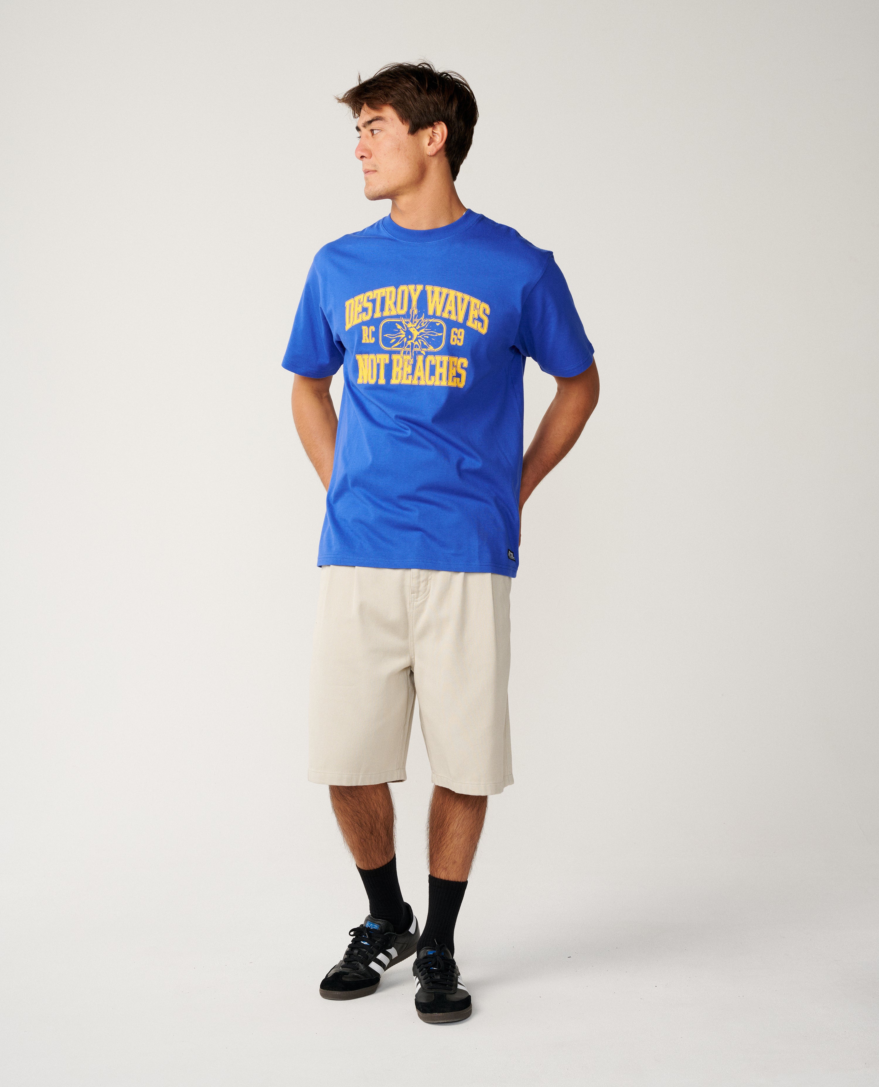 Rip Curl Disorder Destroy Waves Loose T-Shirt