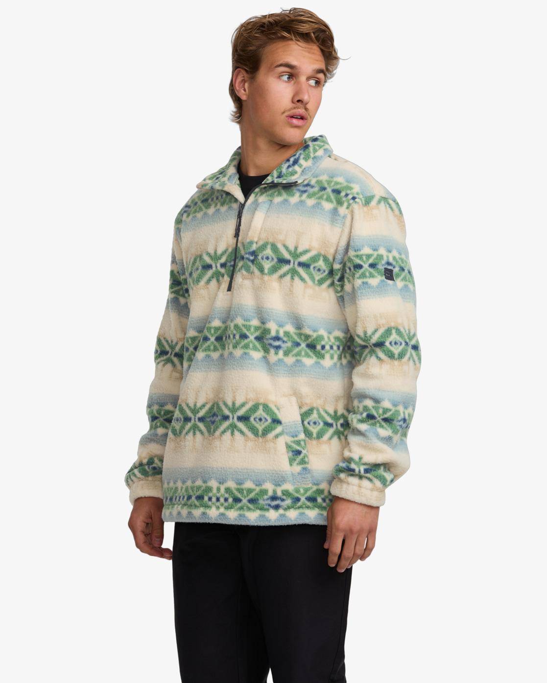 Billabong Boundary - Pullover-Sweatshirt mit Reißverschluss-Kragen für Männer