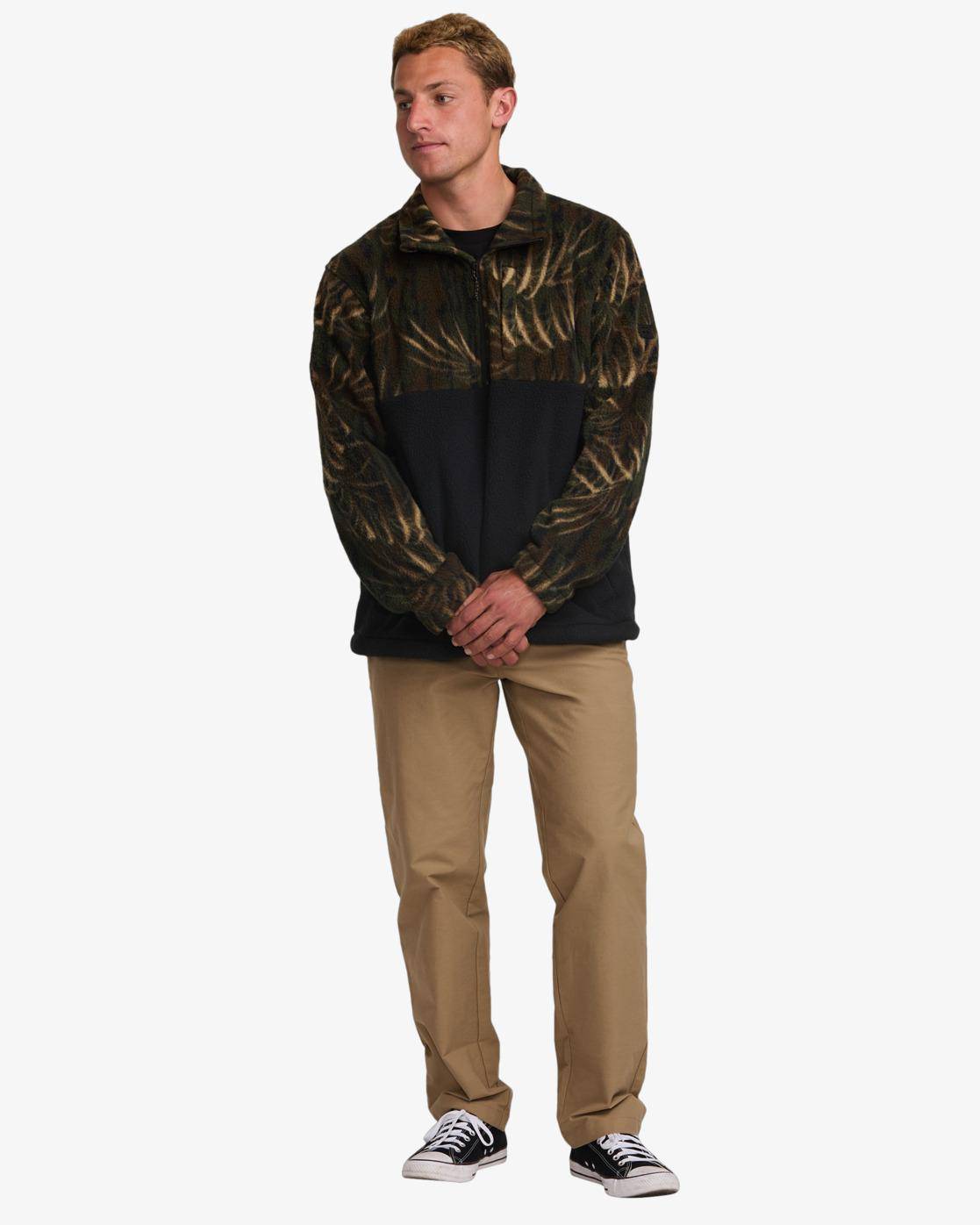 Billabong Boundary - Pullover-Sweatshirt mit Reißverschluss-Kragen für Männer